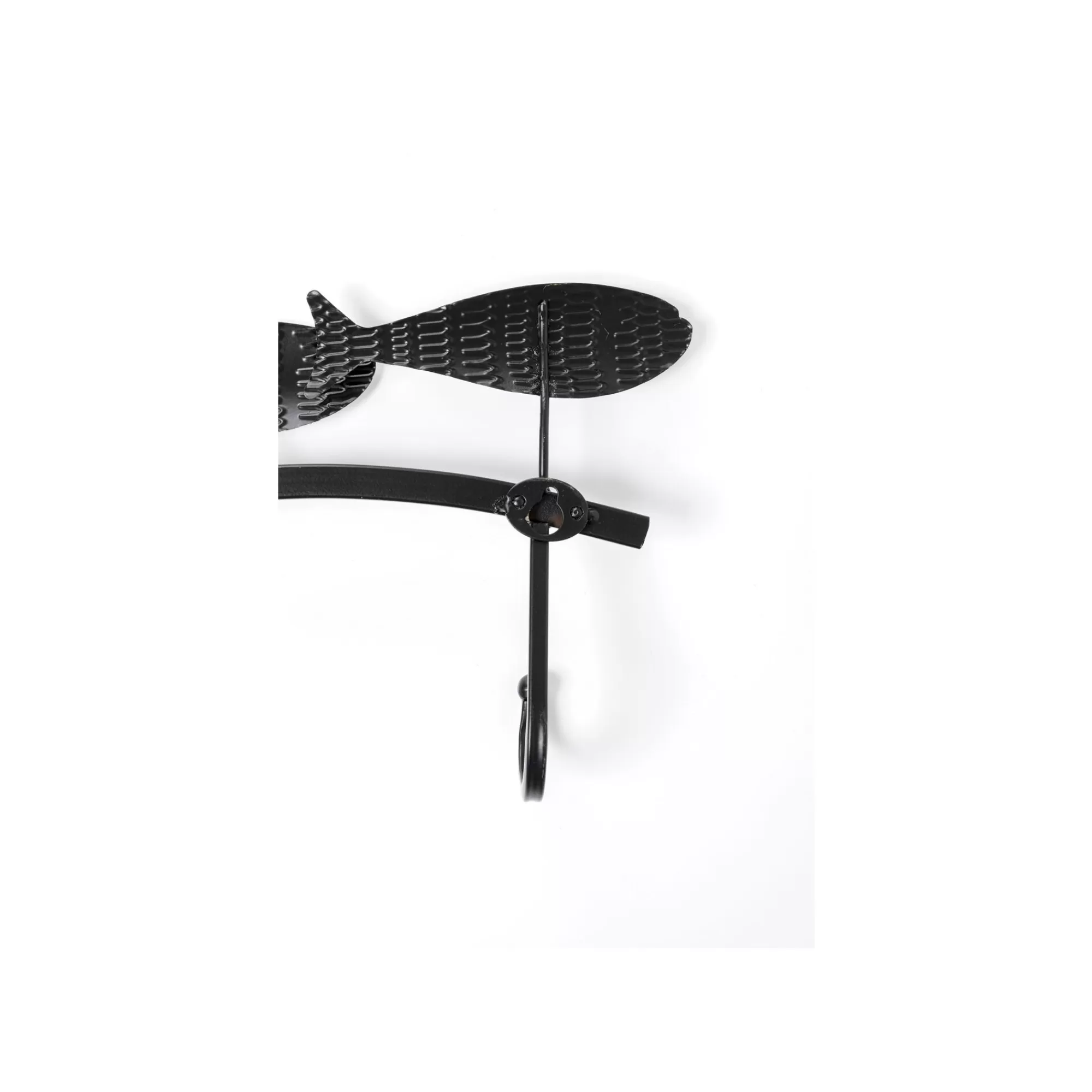 KARE Design Portemanteau Mural Poissons Noirs Et Blancs 62cm ^ Portemanteau