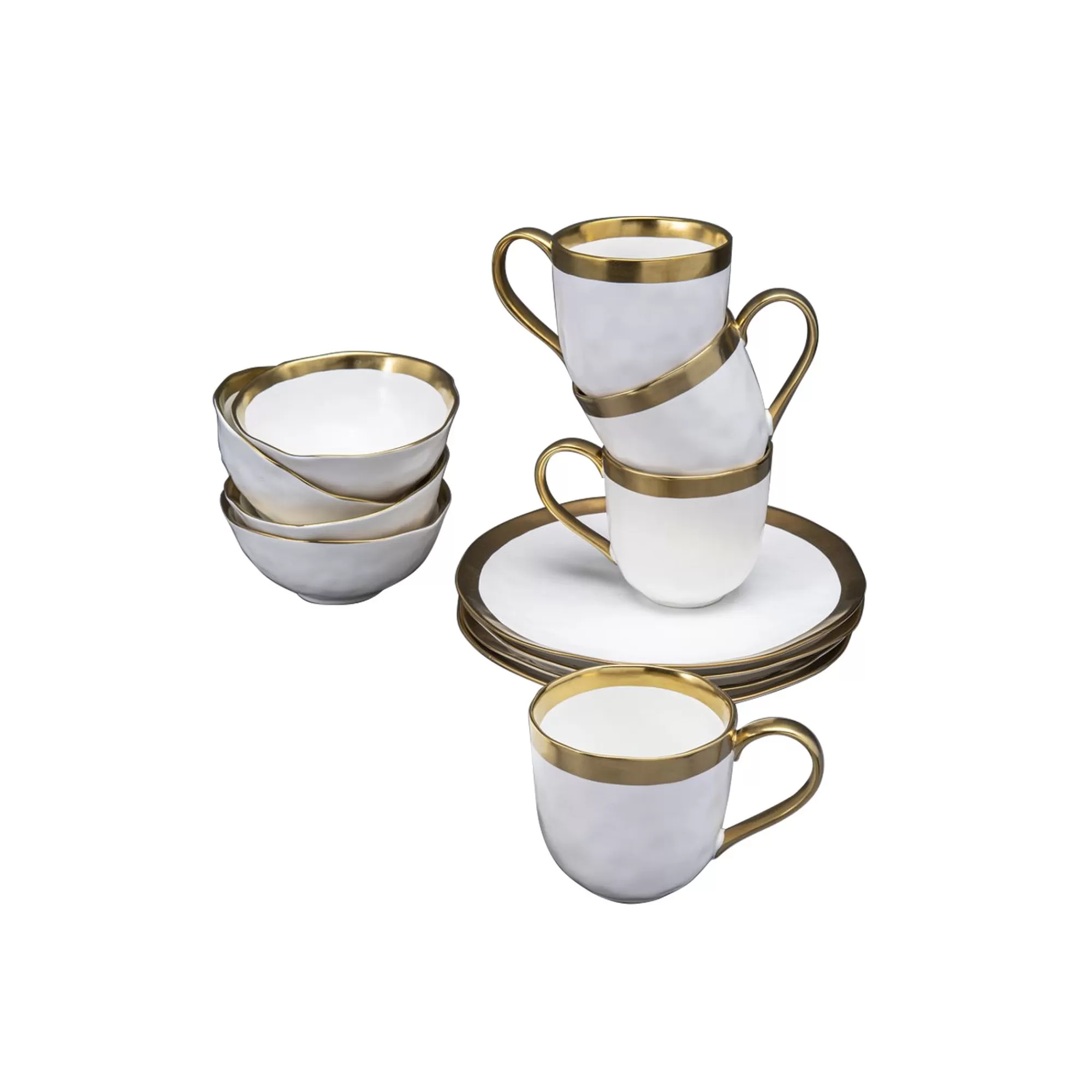 KARE Design Set De Petit-déjeuner Bell ^ Vaisselle