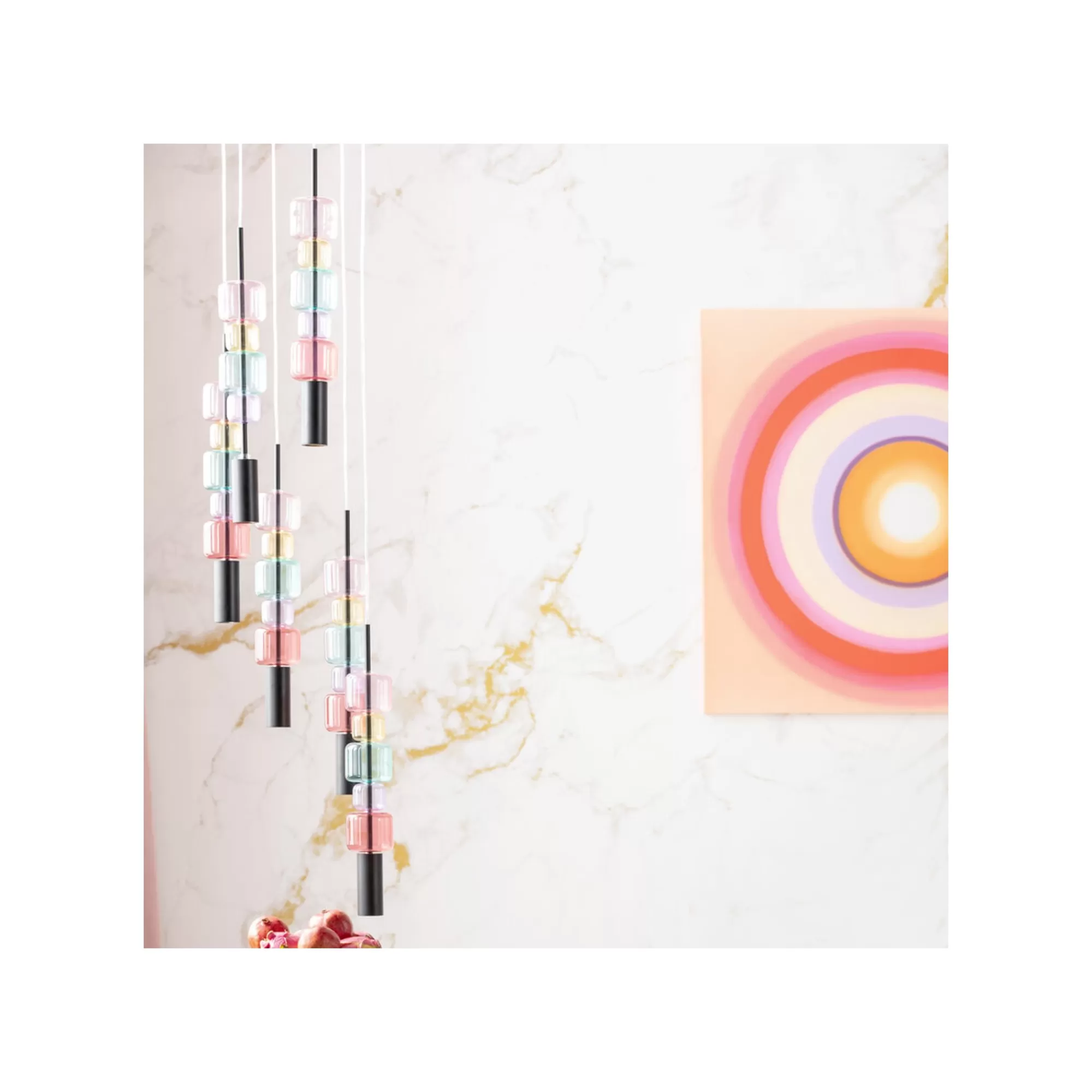 KARE Design Suspension Candy Bar Colore 41cm ^ Lustre & Suspension