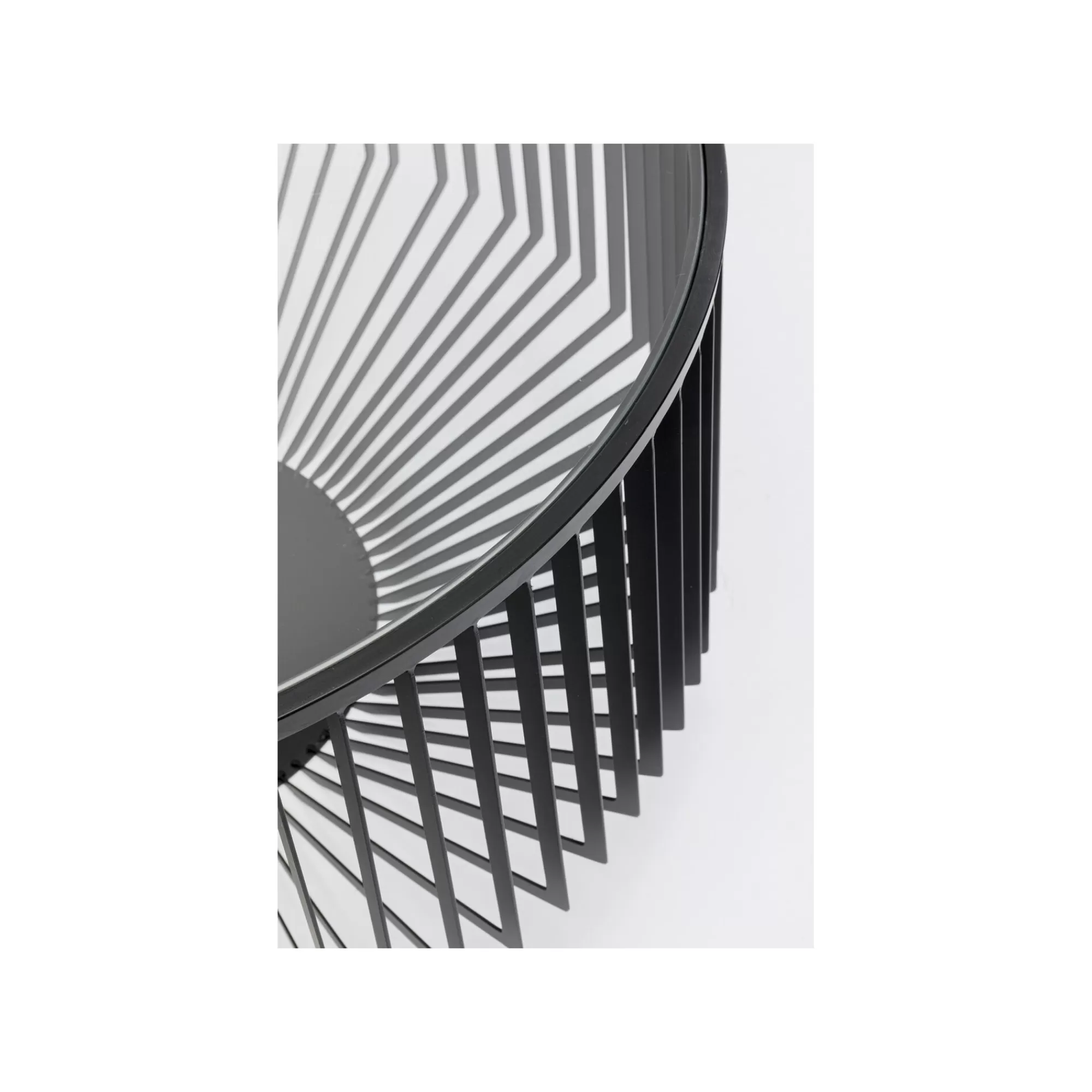 KARE Design Table Basse Corinne 80cm Noire ^ Table Basse