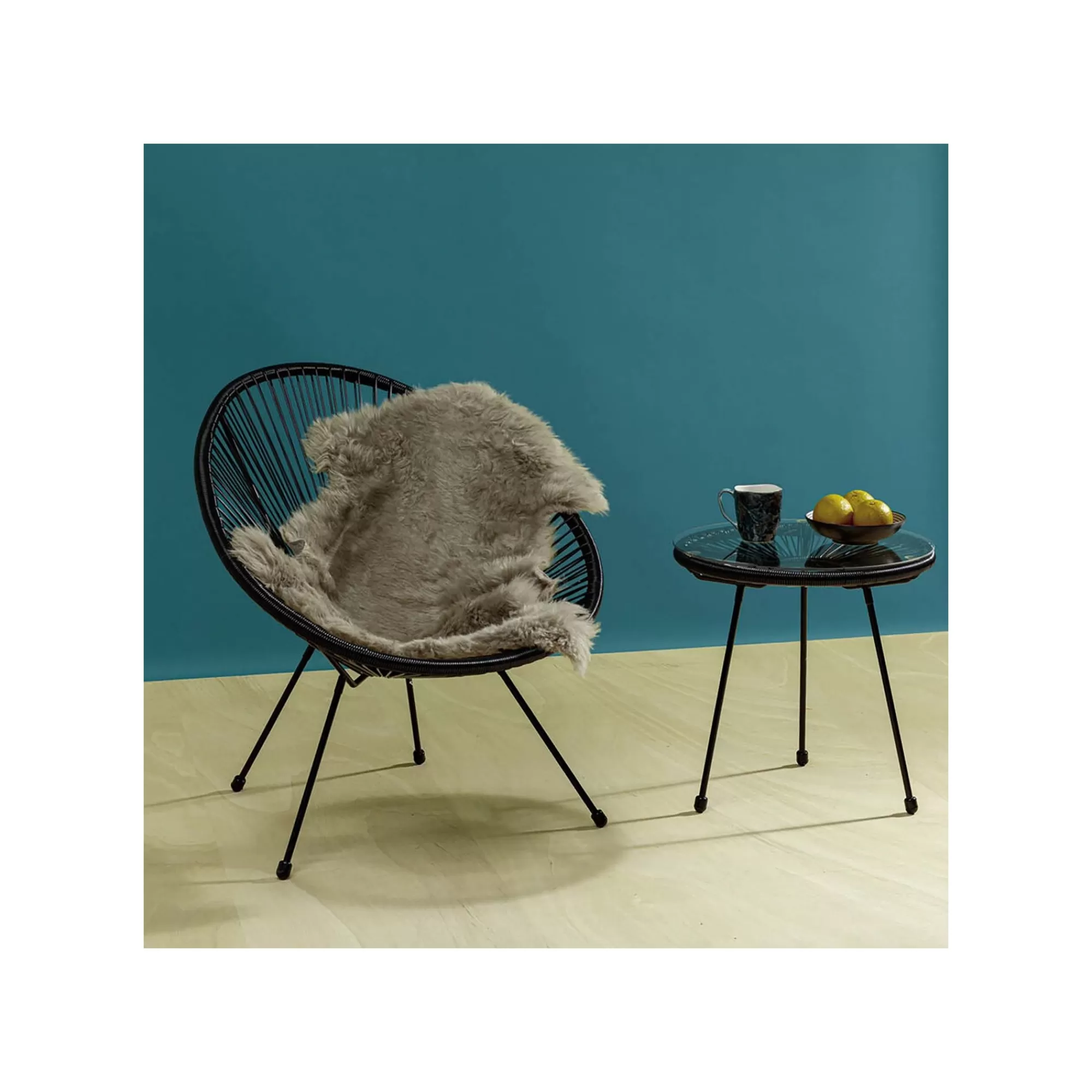 KARE Design Table D'appoint Acapulco 50cm Noire ^ Table D'Appoint & De Chevet