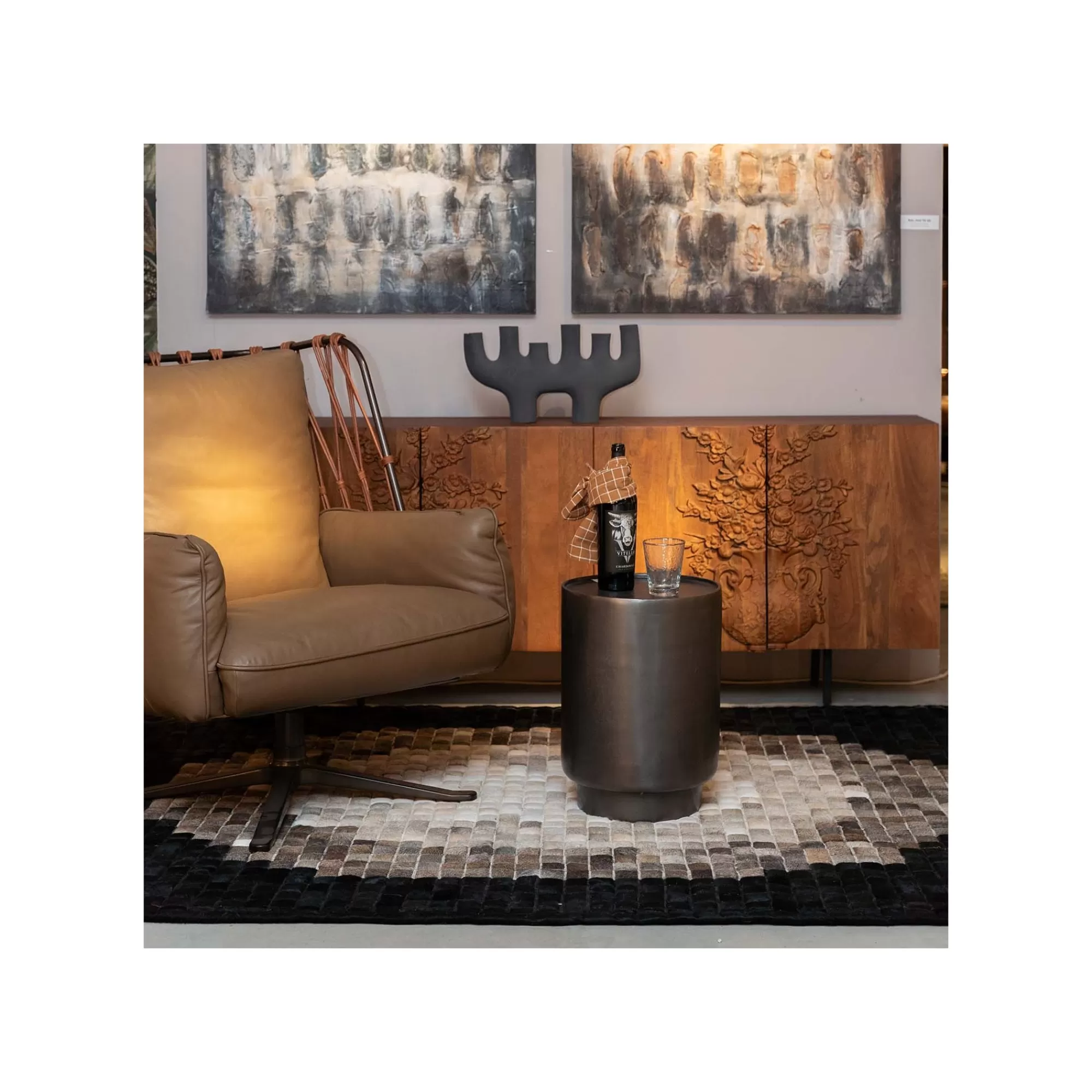 KARE Design Table D'appoint Montagna 39cm ^ Table D'Appoint & De Chevet