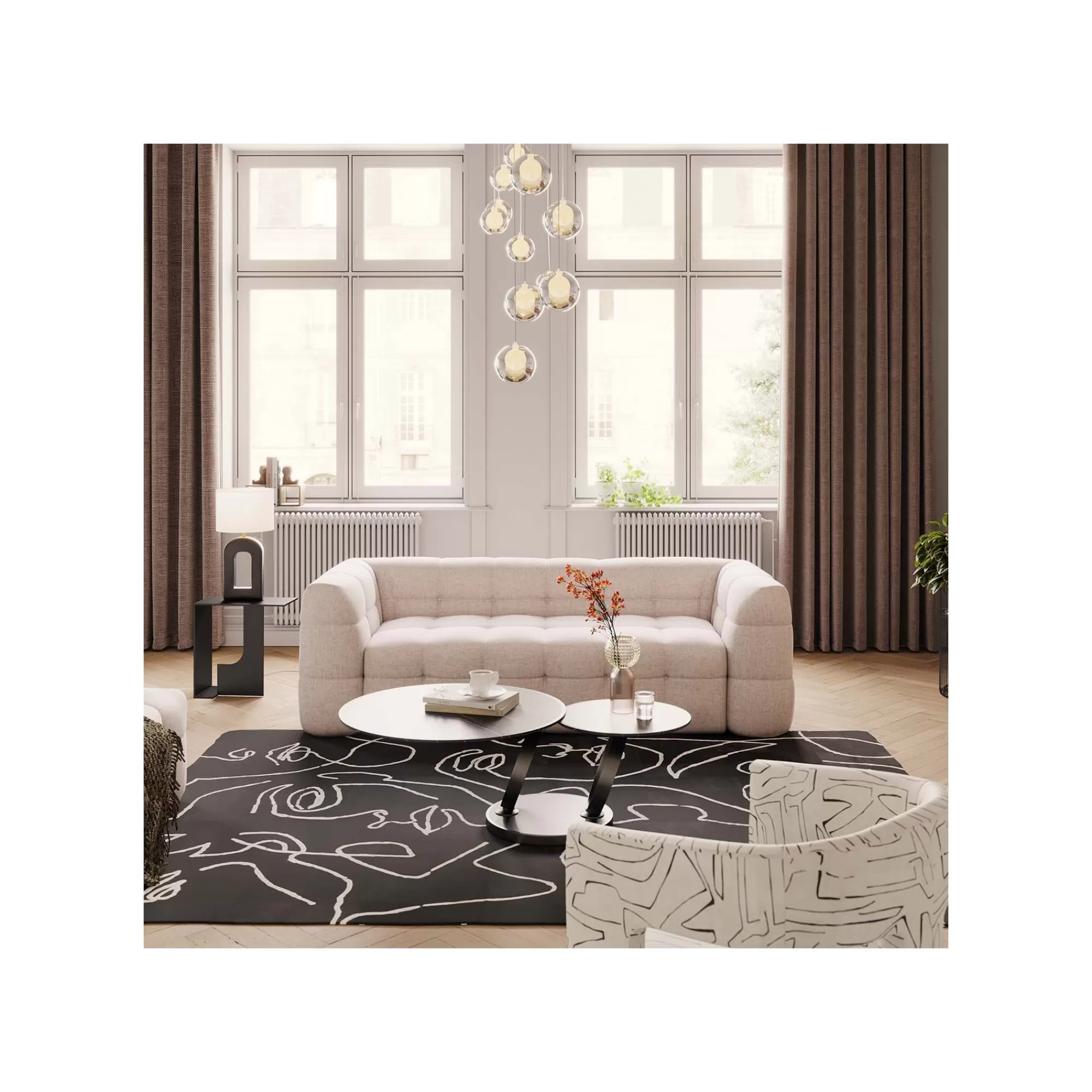 KARE Design Table D'appoint Montagna 55x28cm ^ Table D'Appoint & De Chevet