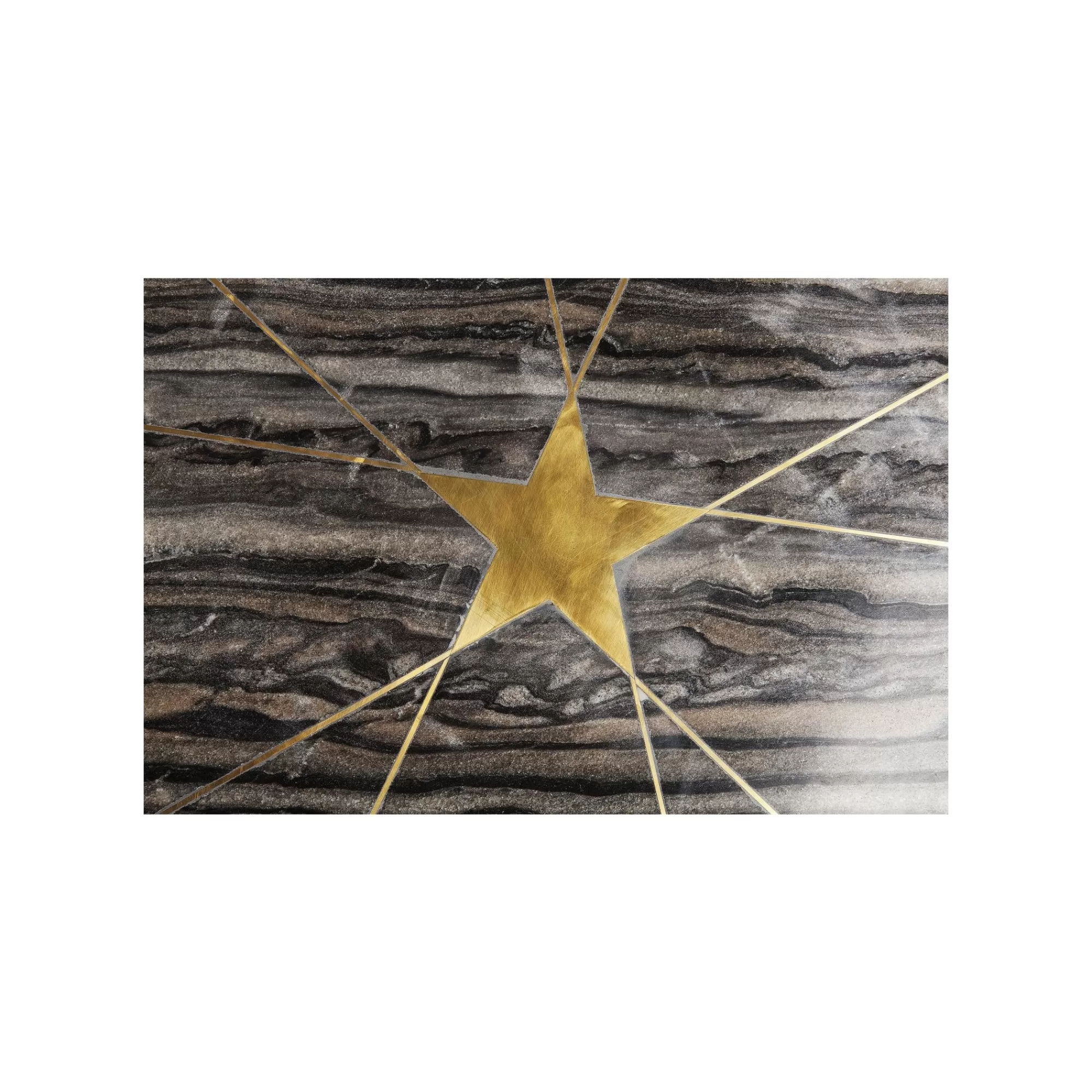 KARE Design Table D'appoint Mystic Pentagon Grise 52cm ^ Table D'Appoint & De Chevet