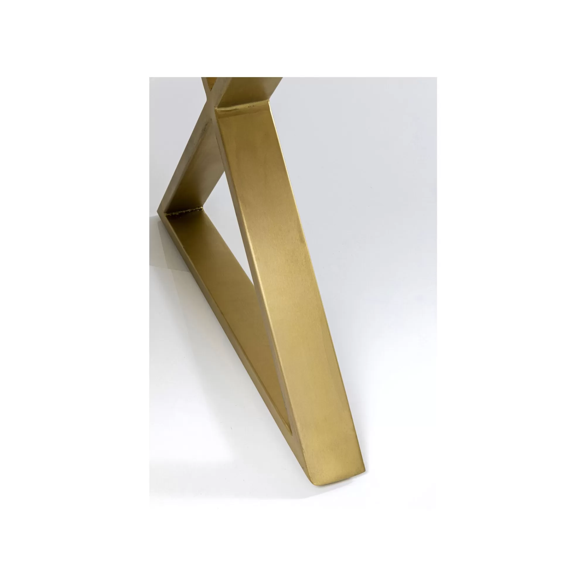 KARE Design Table Eternity Cross Blanche Et Dorée 180x90cm ^ Table