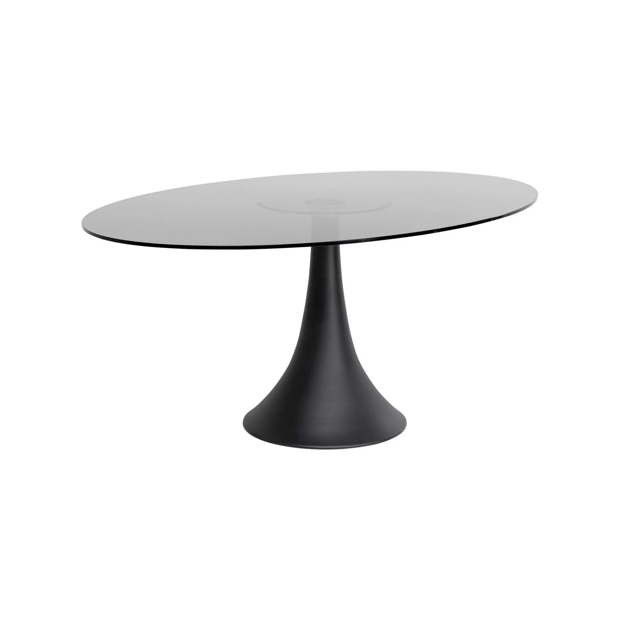 KARE Design Table Grande Possibilita 180x120cm Noire Et Verre Fumé ^ Table