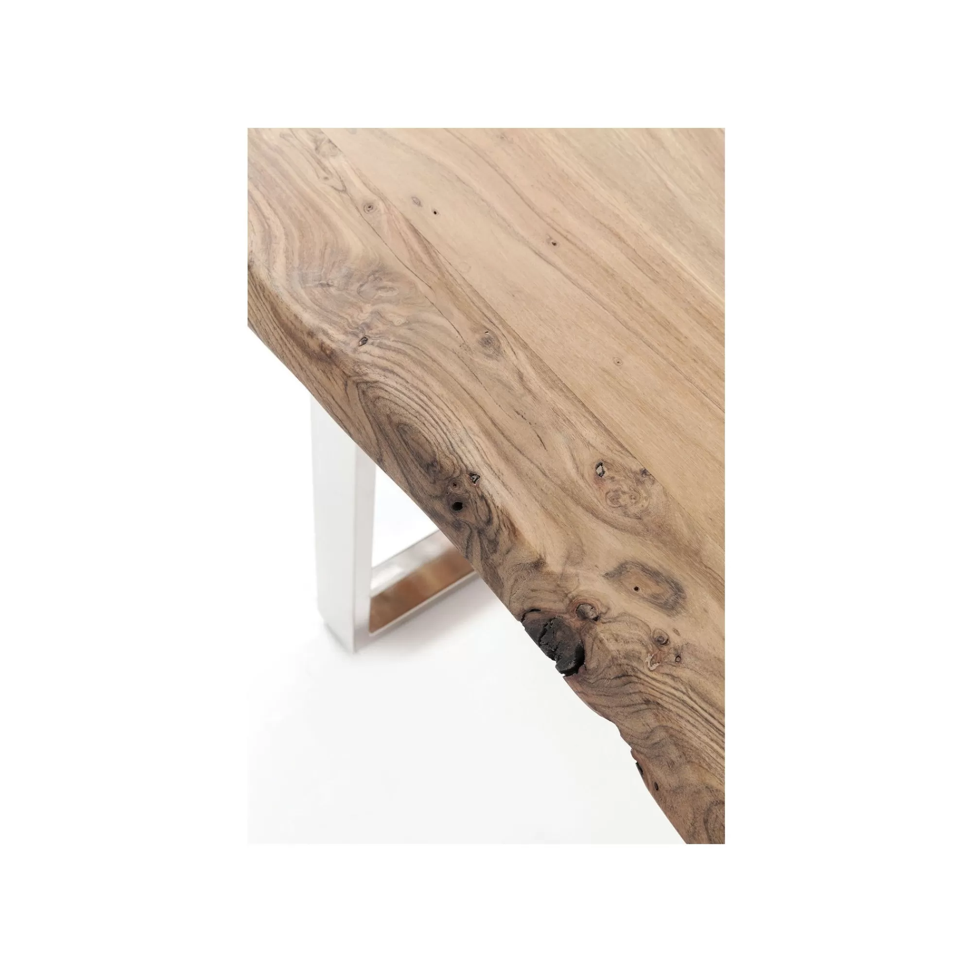 KARE Design Table Harmony Acacia Chrome 200x100cm ^ Table
