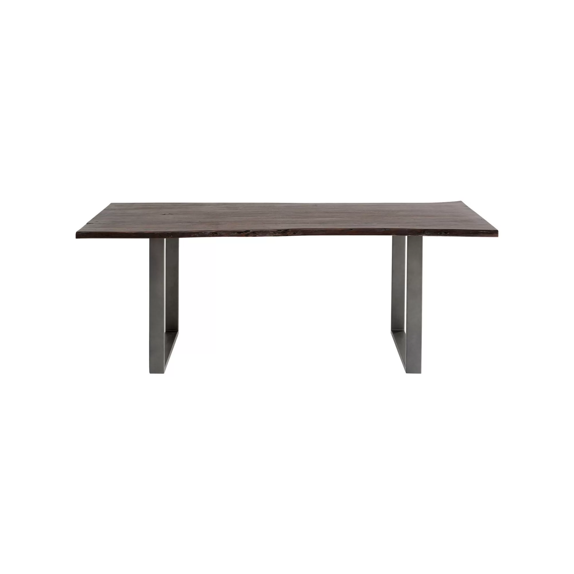 KARE Design Table Harmony Noyer Acier 200x100cm ^ Table