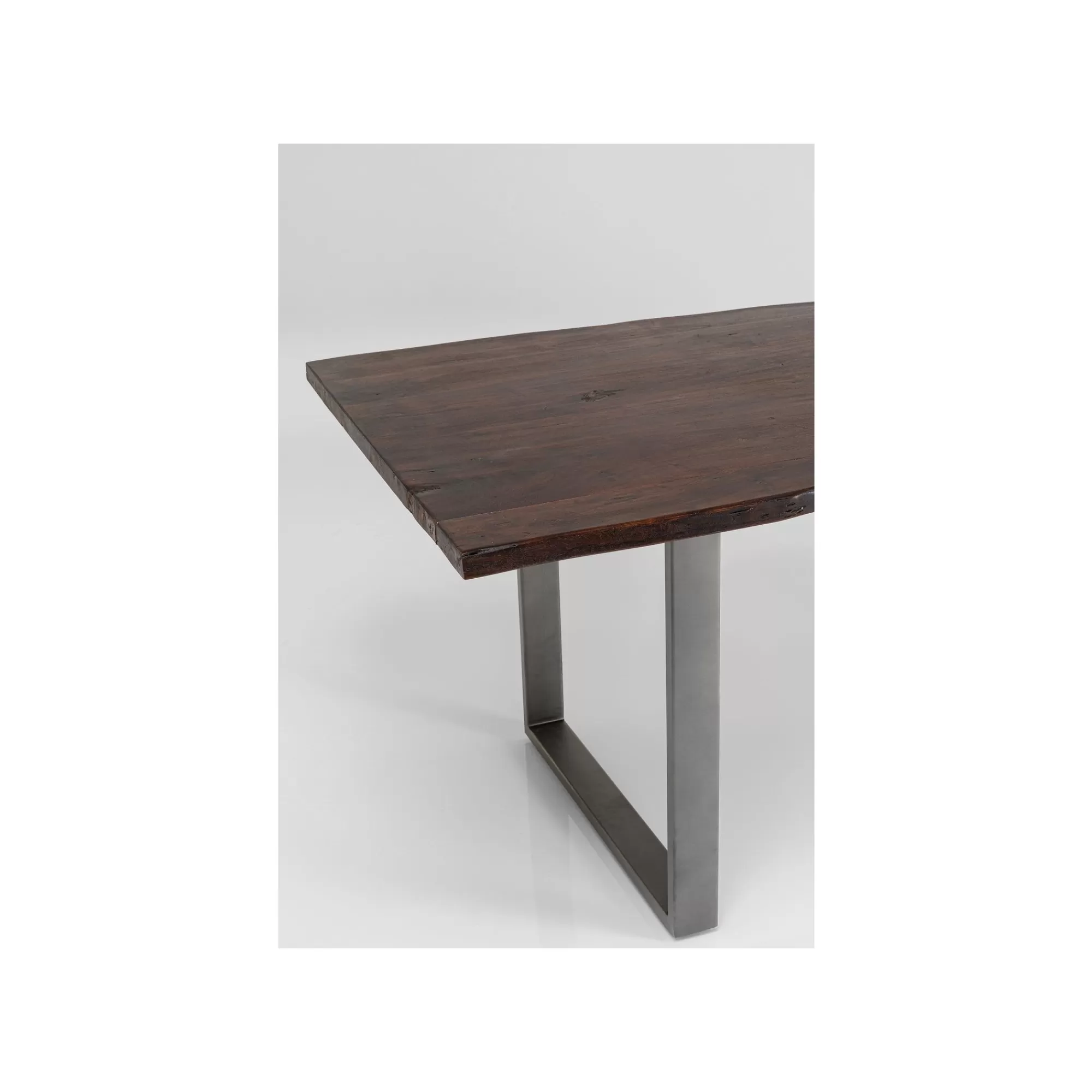 KARE Design Table Harmony Noyer Acier 200x100cm ^ Table