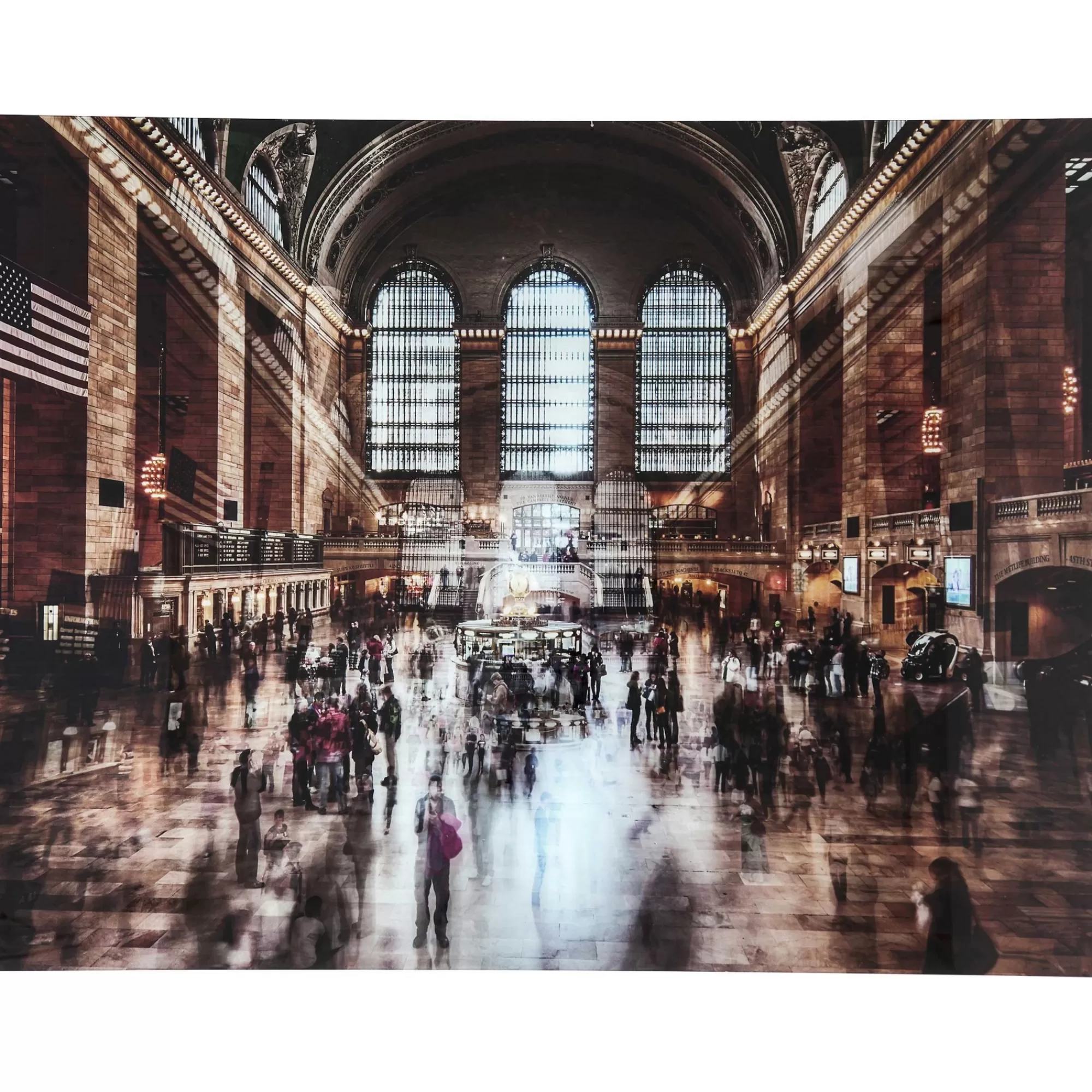 KARE Design Tableau En Verre Grand Central Station 160x120cm ^ Tableau