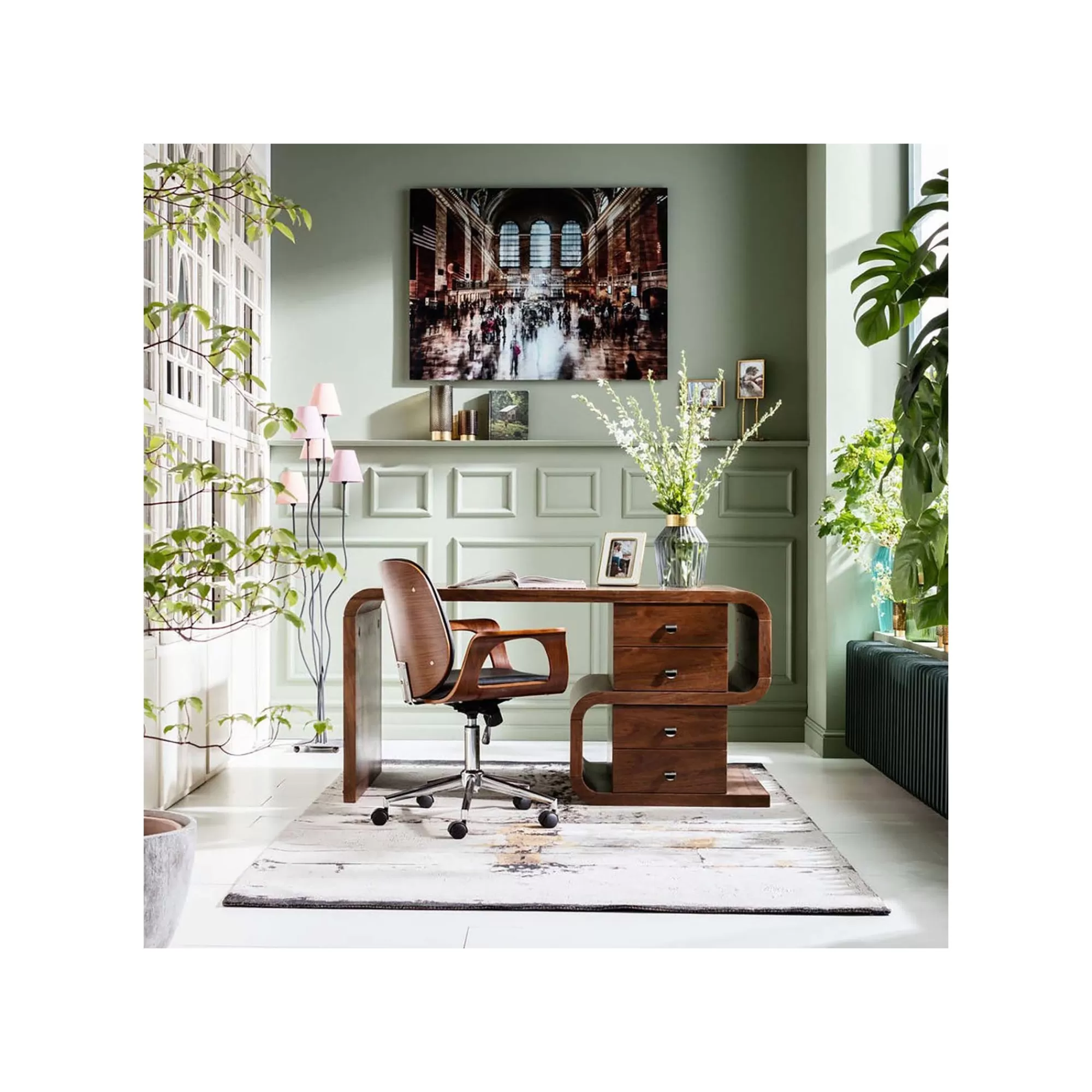 KARE Design Tableau En Verre Grand Central Station 160x120cm ^ Tableau
