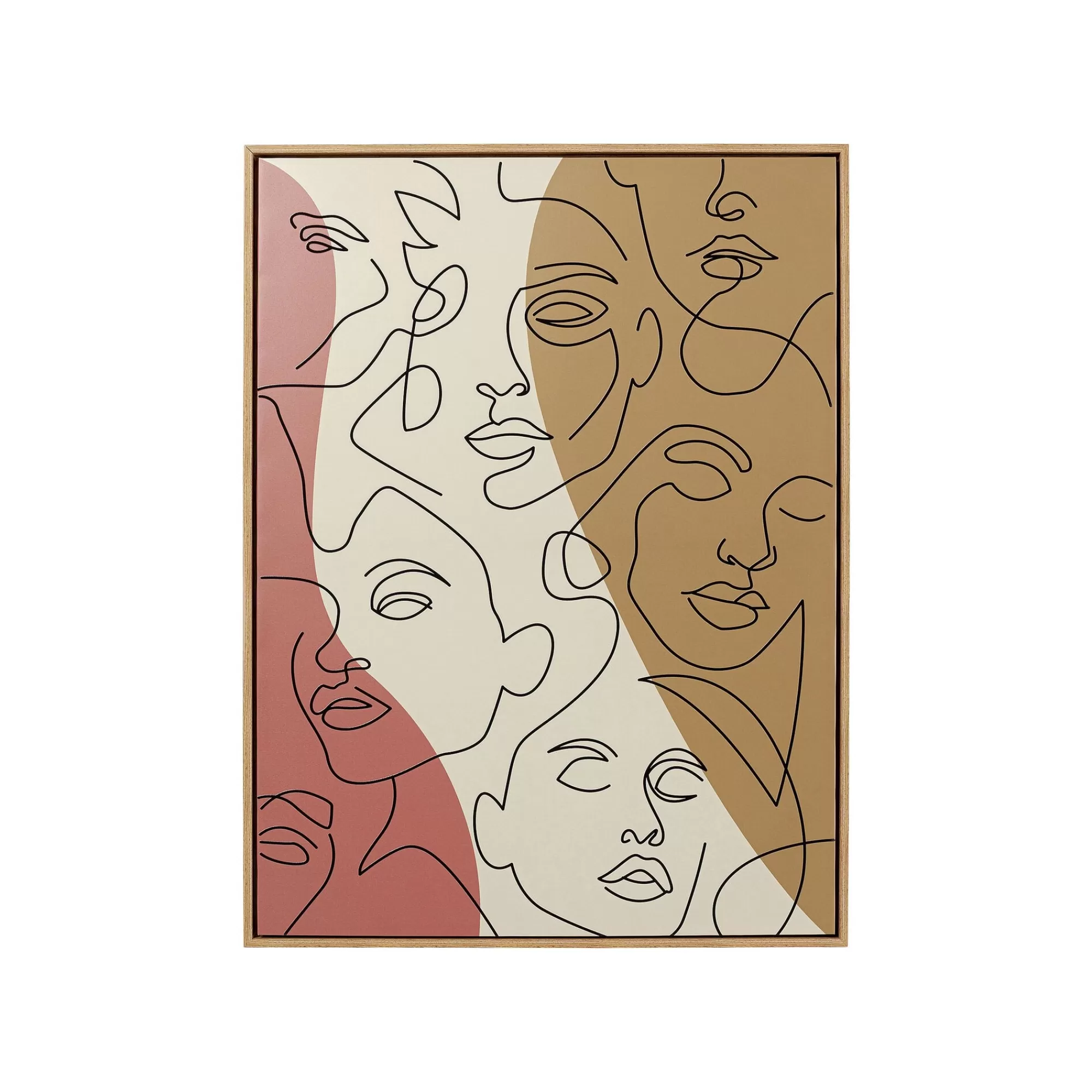 KARE Design Tableau Faccia Arte Tricolore 90x120cm ^ Tableau