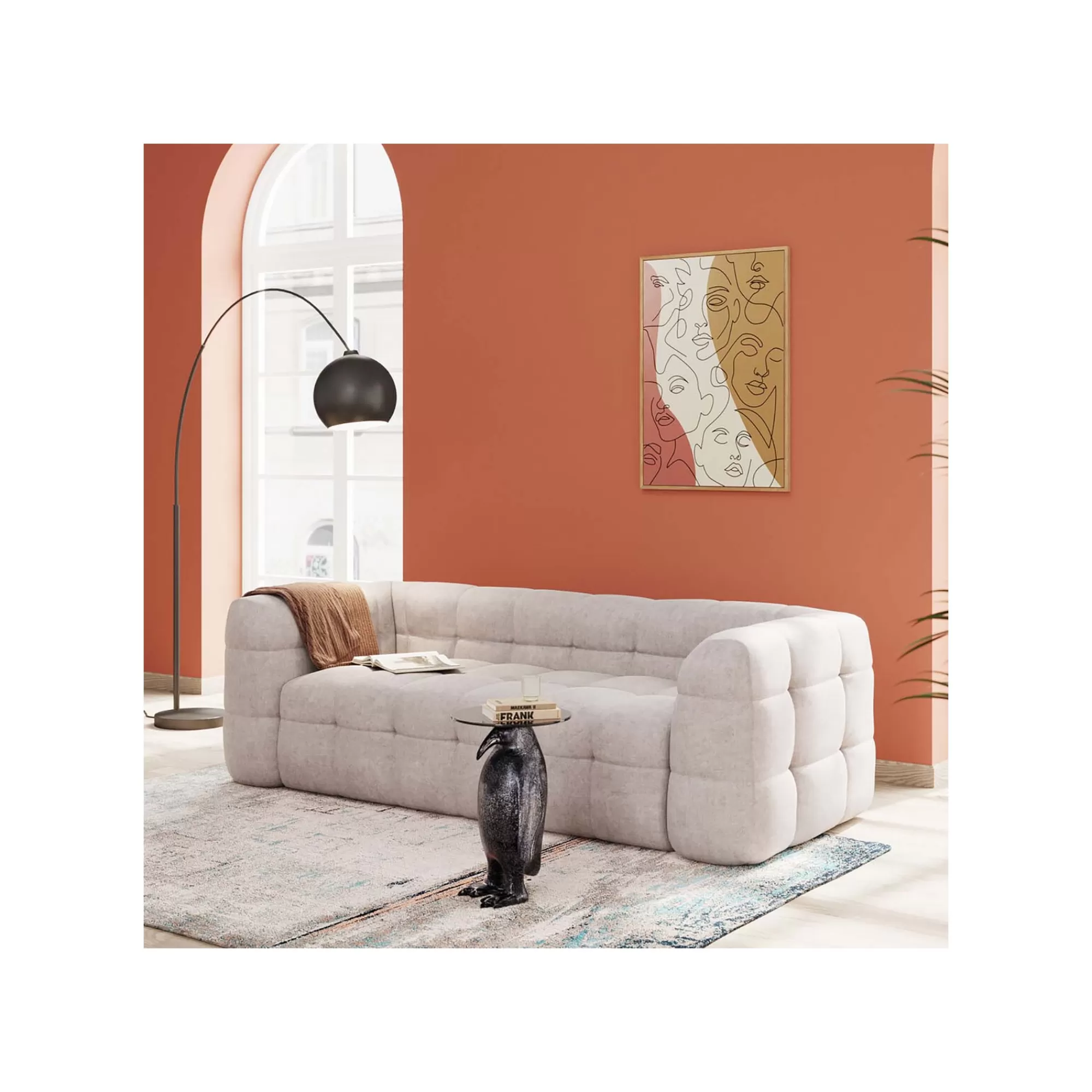 KARE Design Tableau Faccia Arte Tricolore 90x120cm ^ Tableau