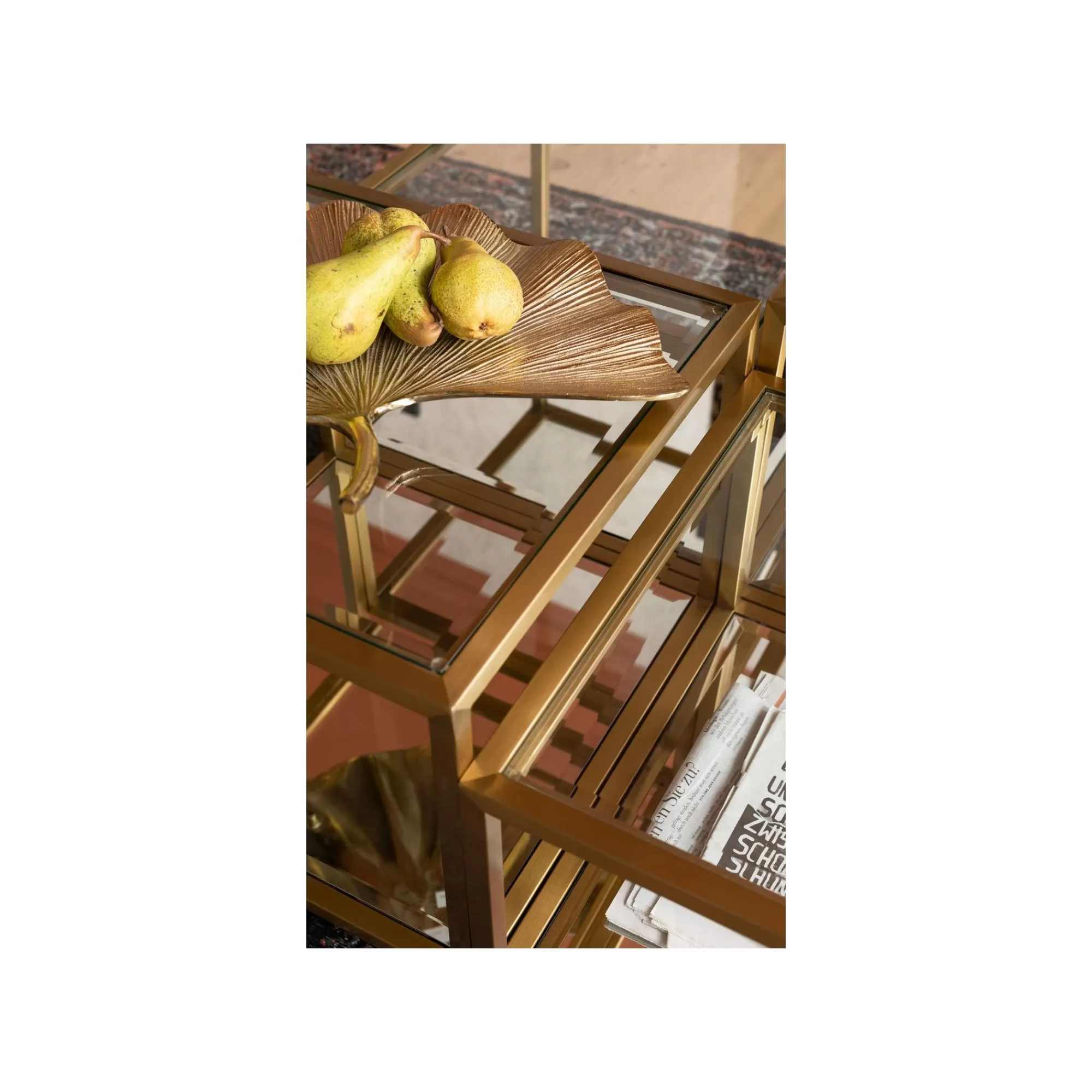 KARE Design Tables Basses Luigi Set De 4 Dorées ^ Table Basse