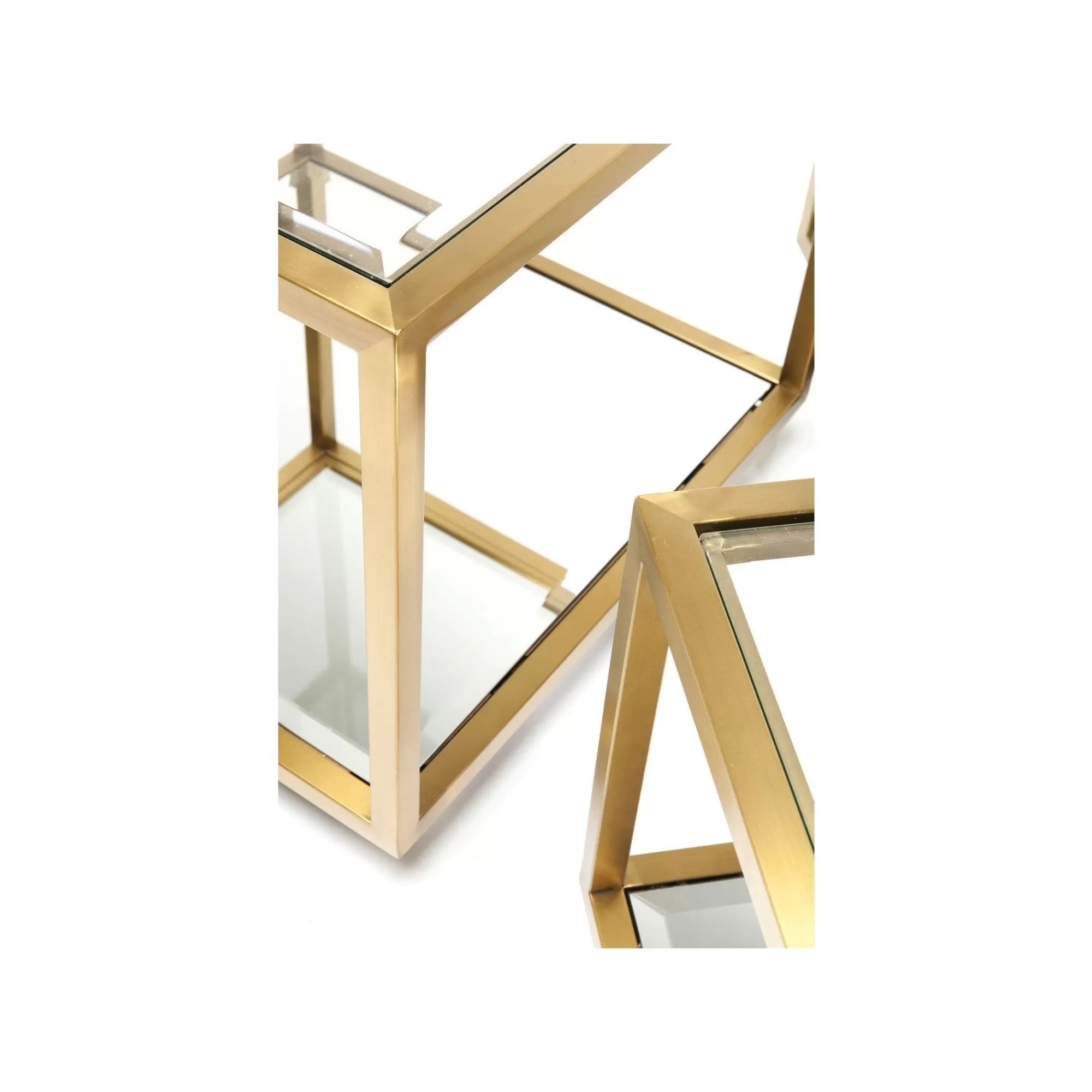 KARE Design Tables Basses Luigi Set De 4 Dorées ^ Table Basse