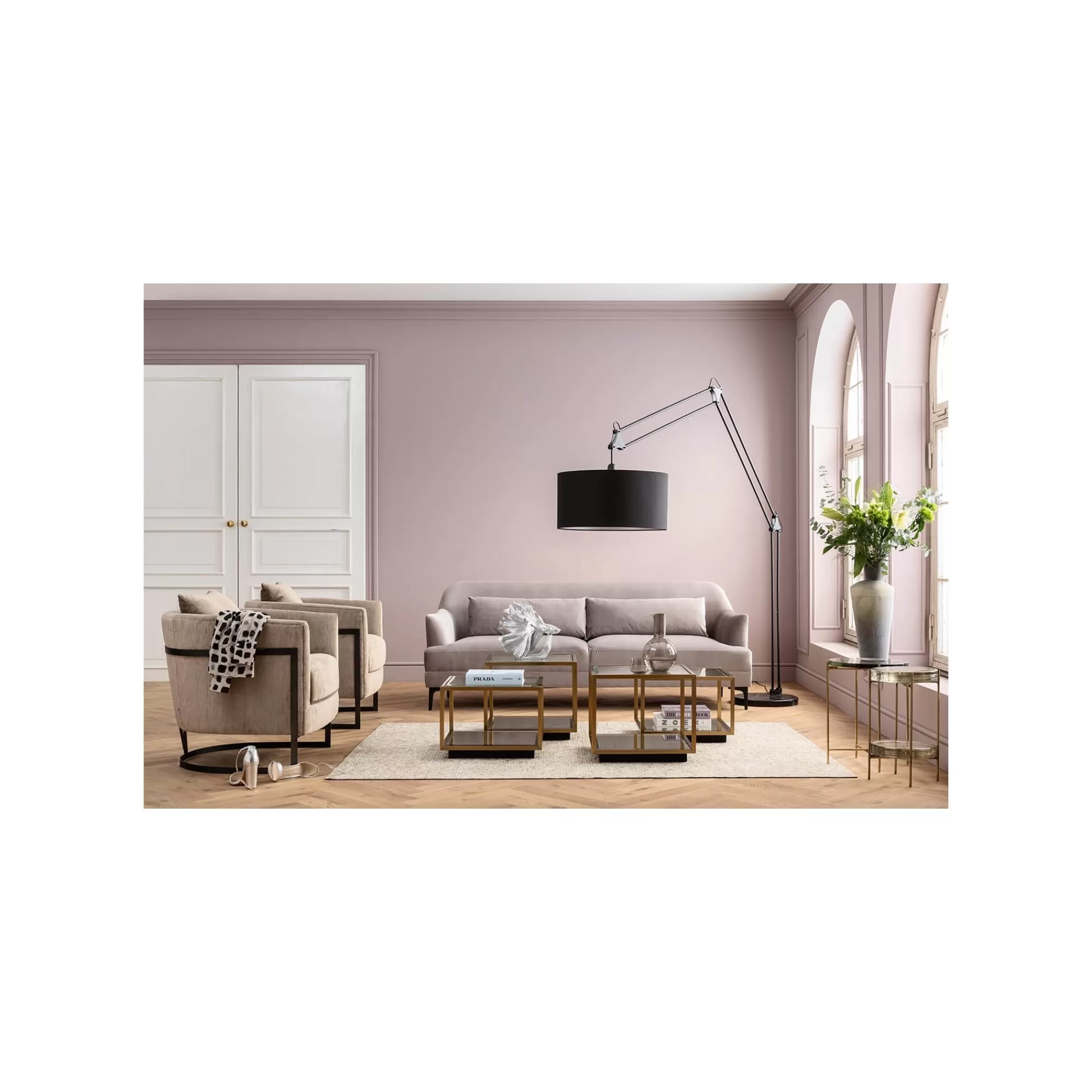 KARE Design Tables Basses Luigi Set De 4 Dorées ^ Table Basse