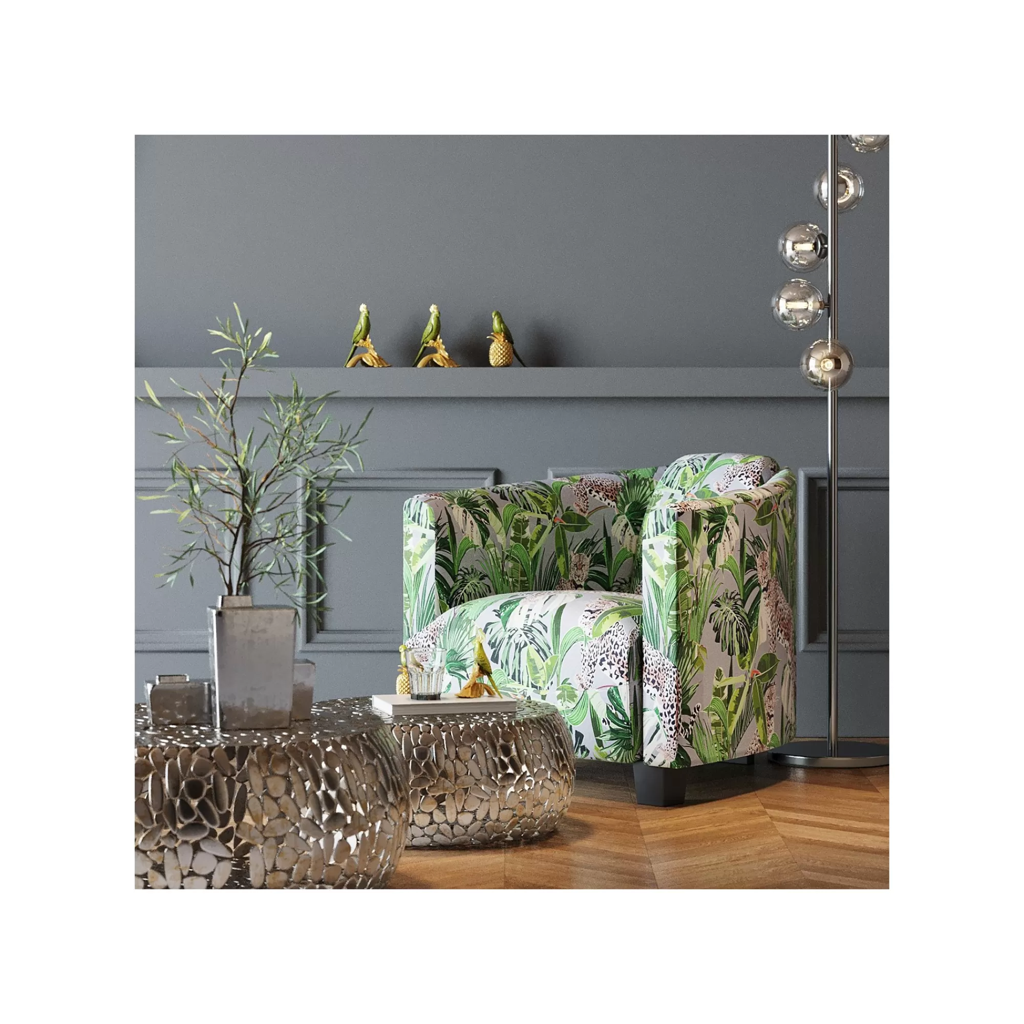 KARE Design Tables Basses Pebbles Deluxe Set De 2 Argent ^ Table Basse