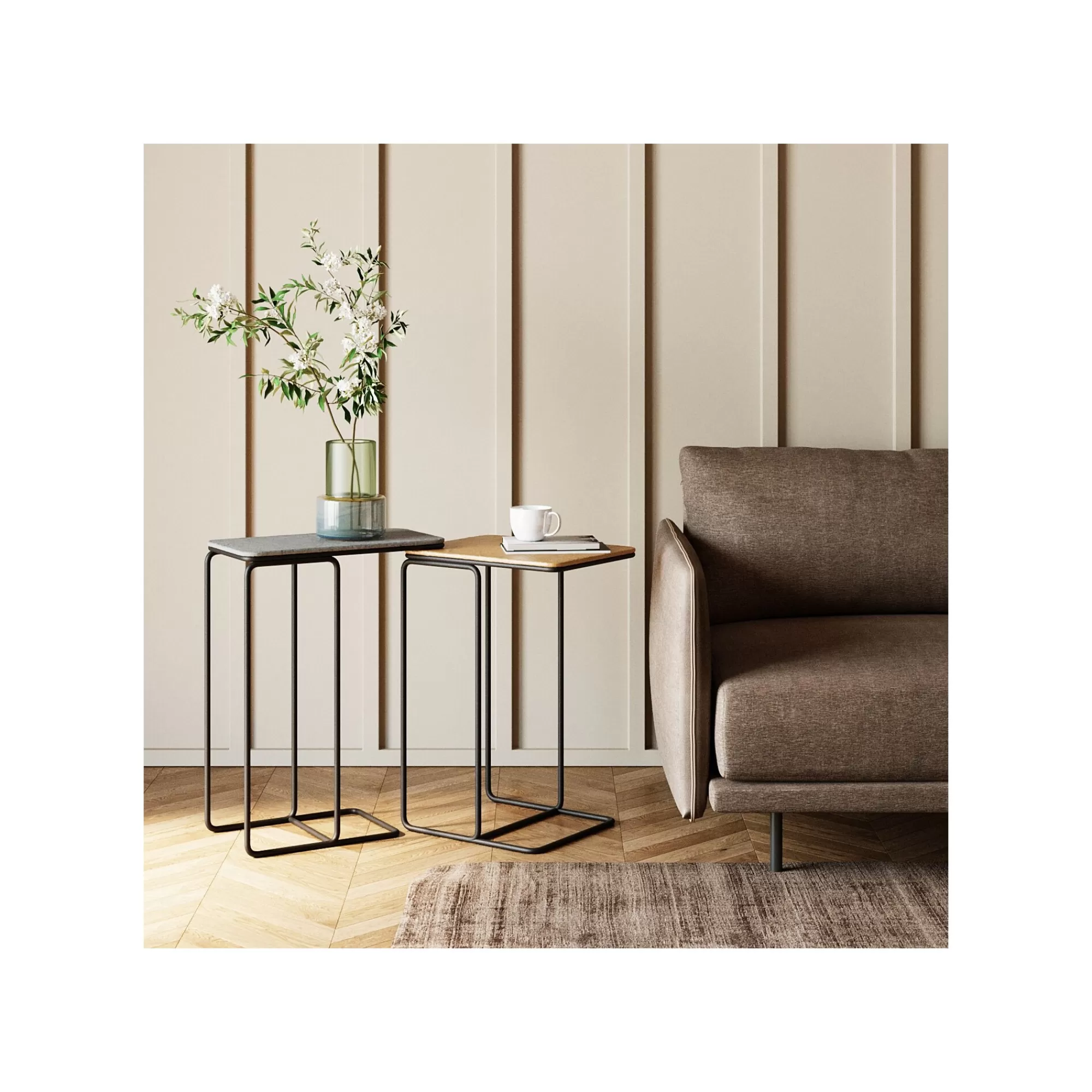 KARE Design Tables D'appoint Diego Set De 2 ^ Table D'Appoint & De Chevet