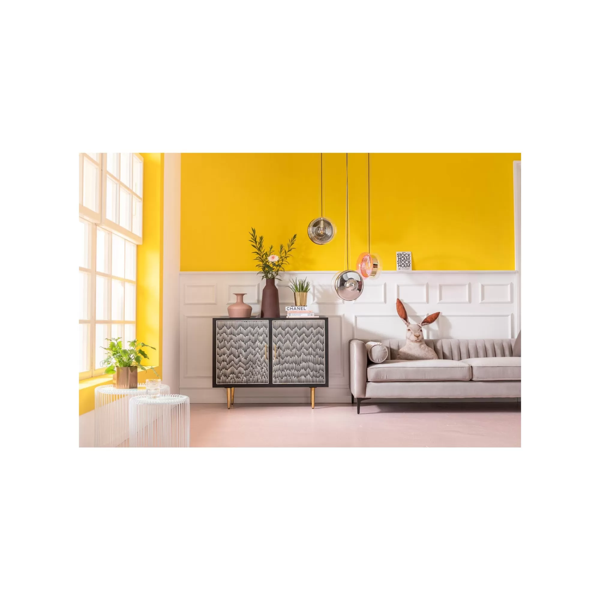 KARE Design Tables D'appoint Rondes Wire Blanches Set De 2 ^ Table D'Appoint & De Chevet