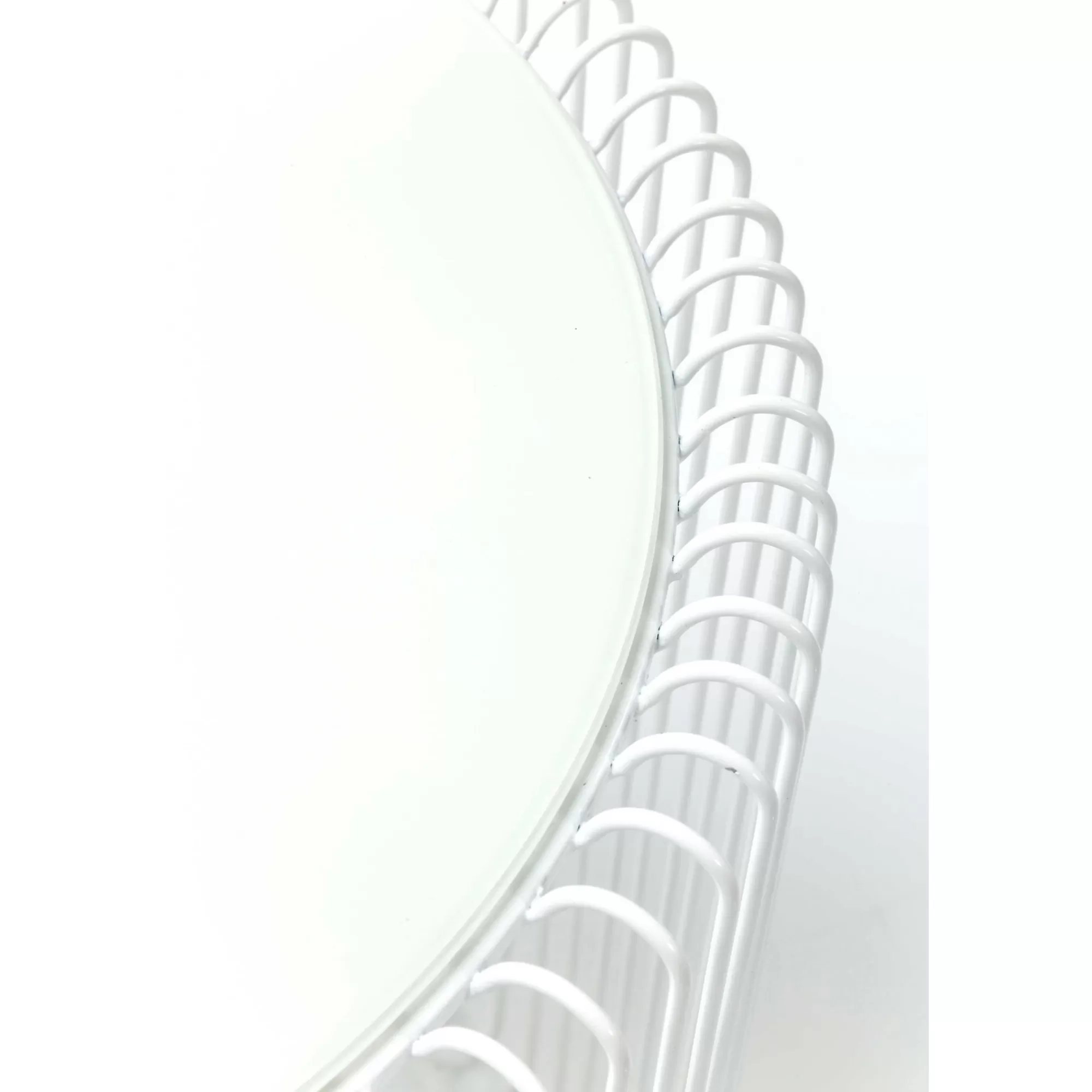 KARE Design Tables D'appoint Rondes Wire Blanches Set De 2 ^ Table D'Appoint & De Chevet