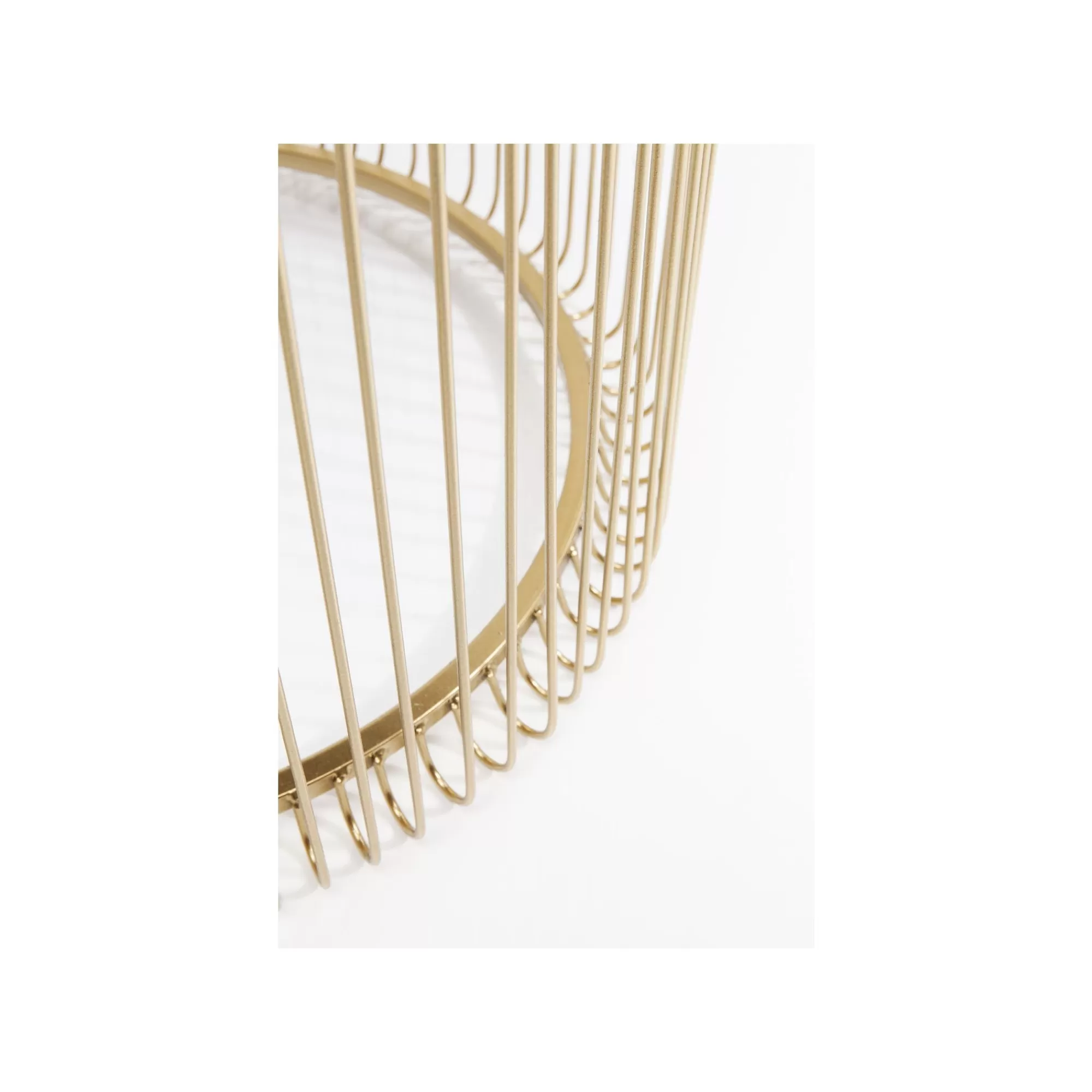 KARE Design Tables D'appoint Rondes Wire Laiton Set De 2 ^ Table D'Appoint & De Chevet