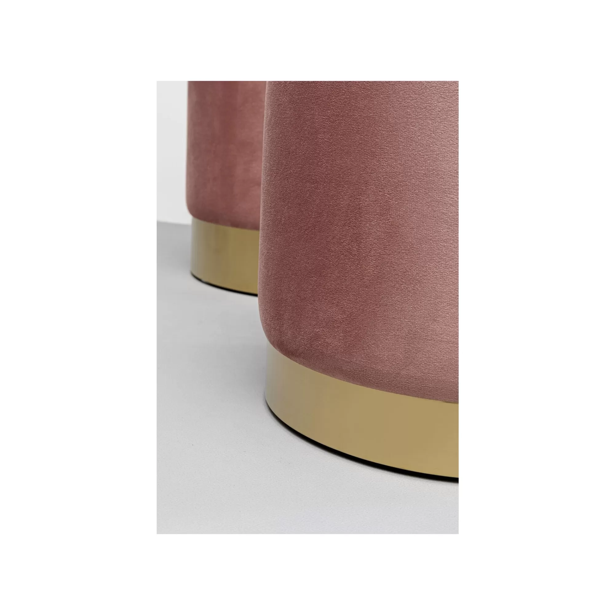 KARE Design Tabourets-coffres Cherry Rose Et Laiton Set De 2 ^ Tabouret & Pouf | Coffre & Malle