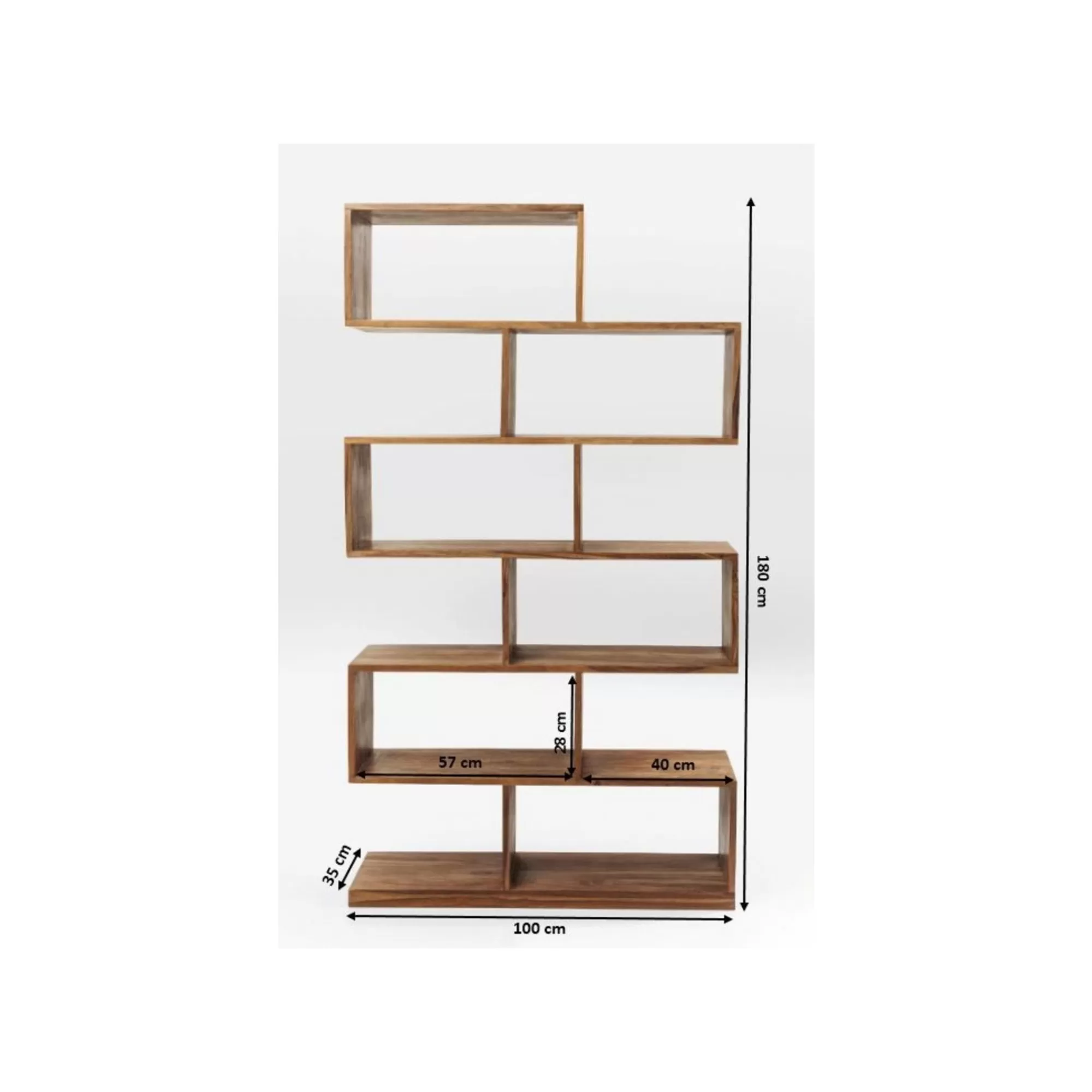 KARE Design Étagère Authentico Zig Zag 180x100cm ^ Étagère Et Bibliothèque