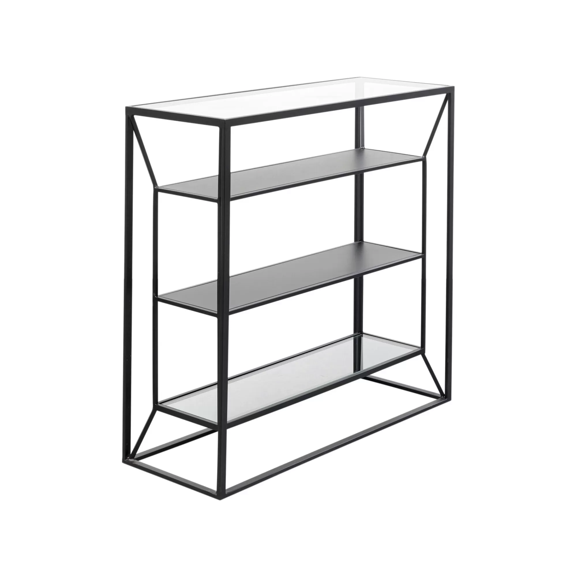 KARE Design Étagère Corinne 90x90cm Noire ^ Étagère Et Bibliothèque