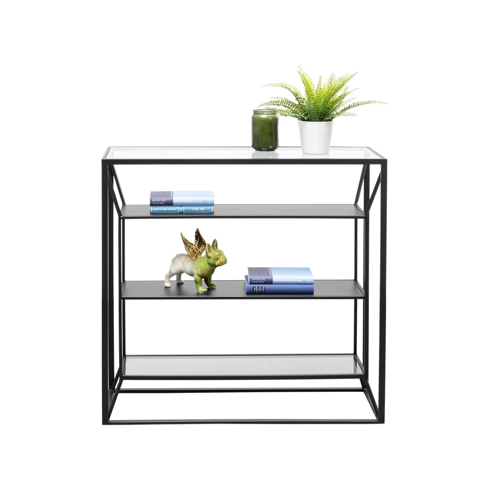 KARE Design Étagère Corinne 90x90cm Noire ^ Étagère Et Bibliothèque