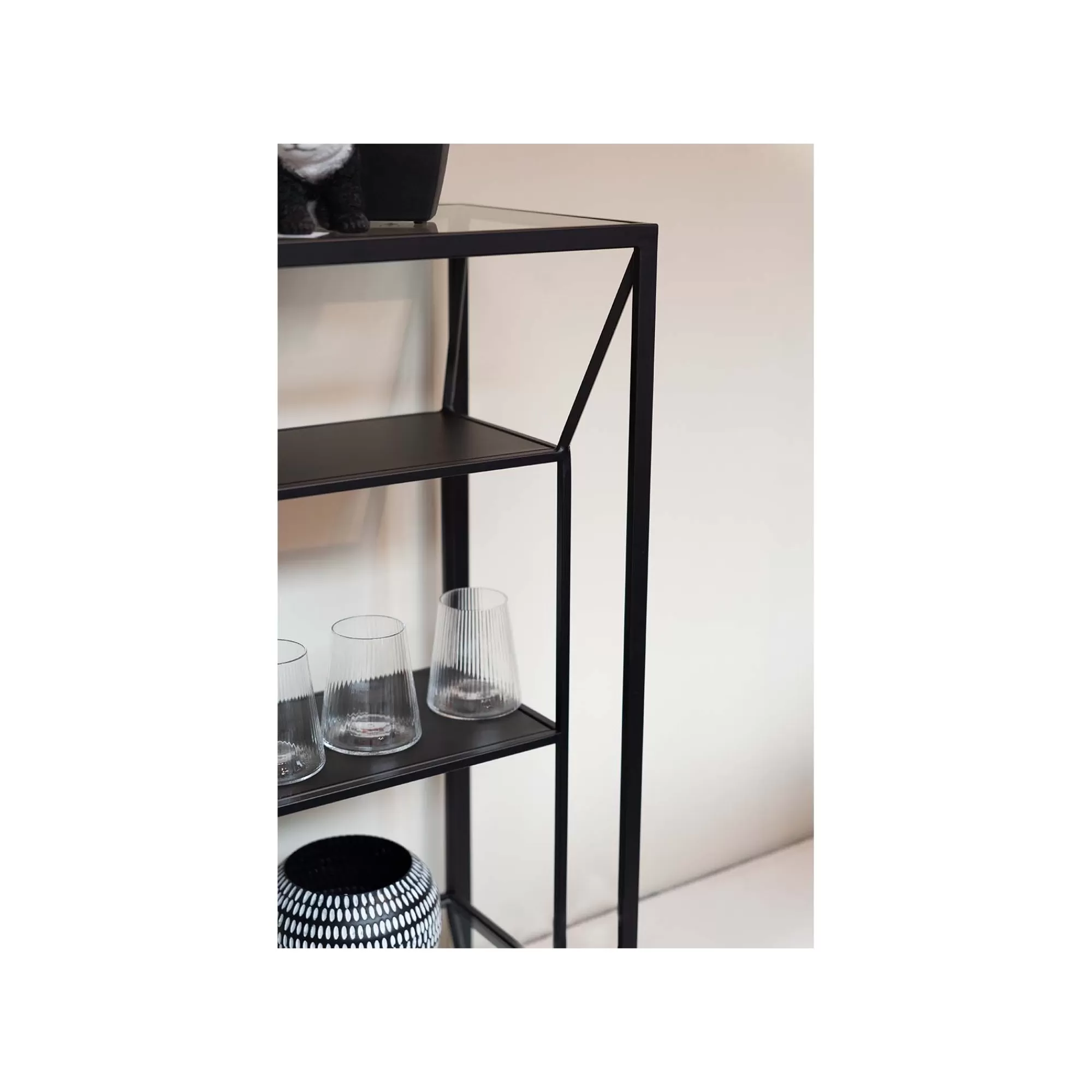 KARE Design Étagère Corinne 90x90cm Noire ^ Étagère Et Bibliothèque