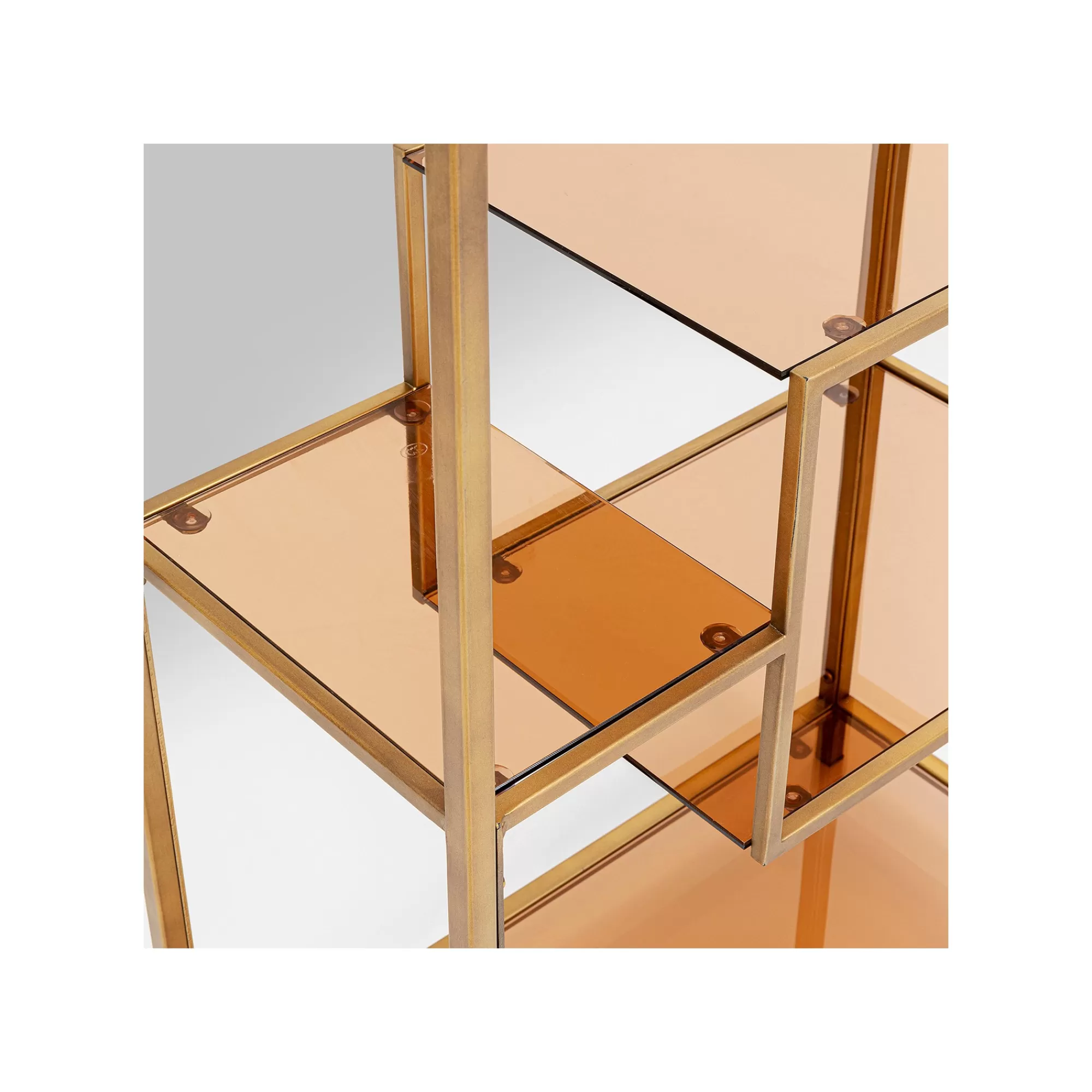KARE Design Étagère Loft 100x60cm Dorée ^ Étagère Et Bibliothèque