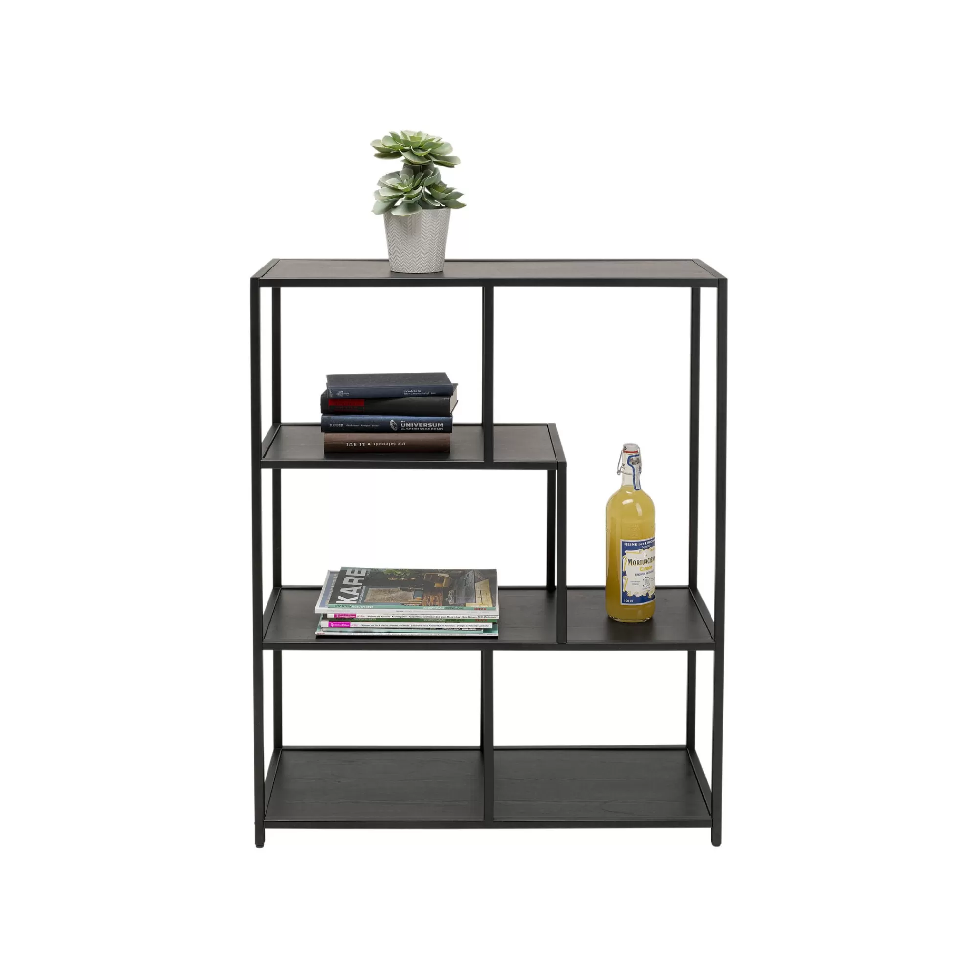 KARE Design Étagère Loftie Noire 100x77cm ^ Étagère Et Bibliothèque