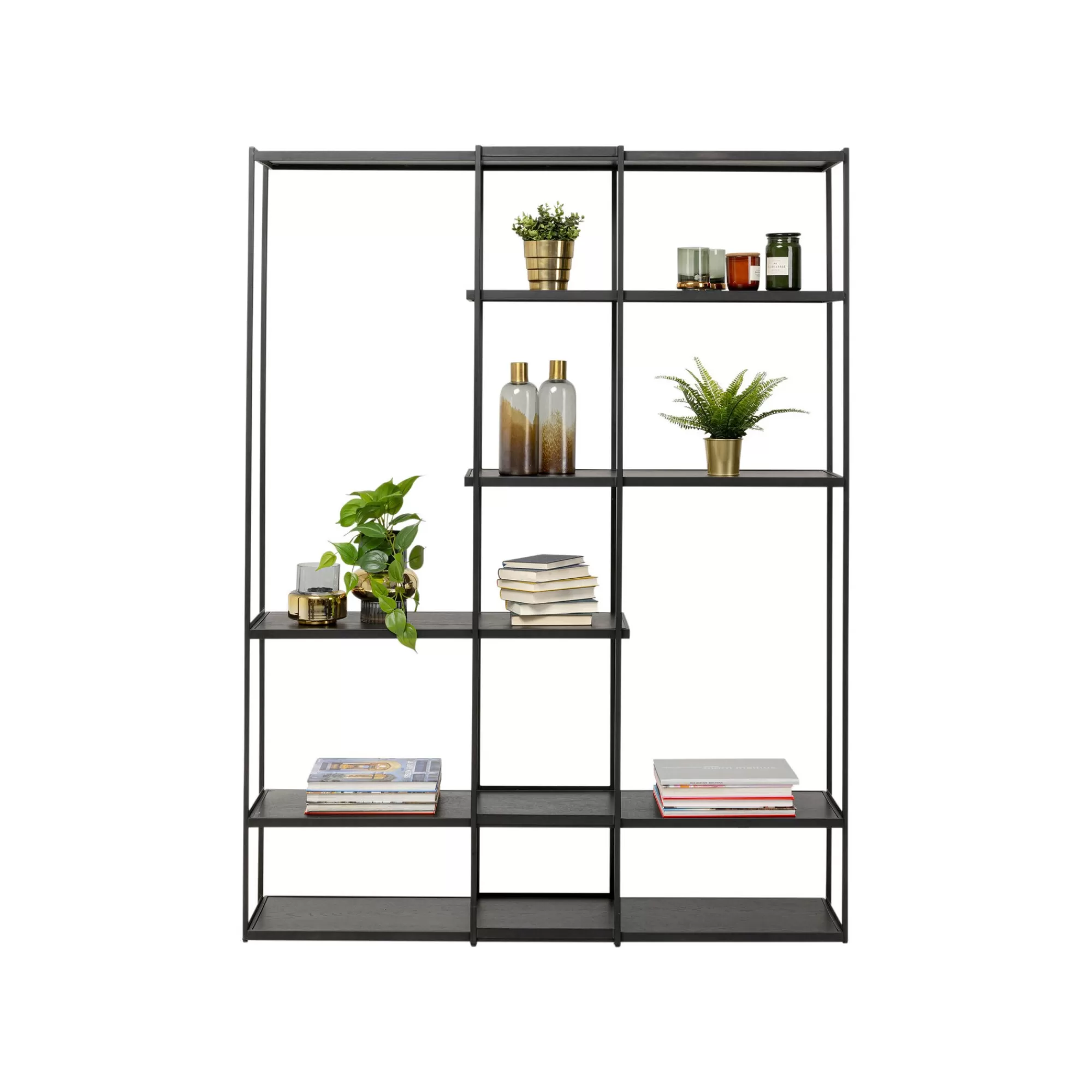 KARE Design Étagère Oslo 200x150cm Noire ^ Étagère Et Bibliothèque
