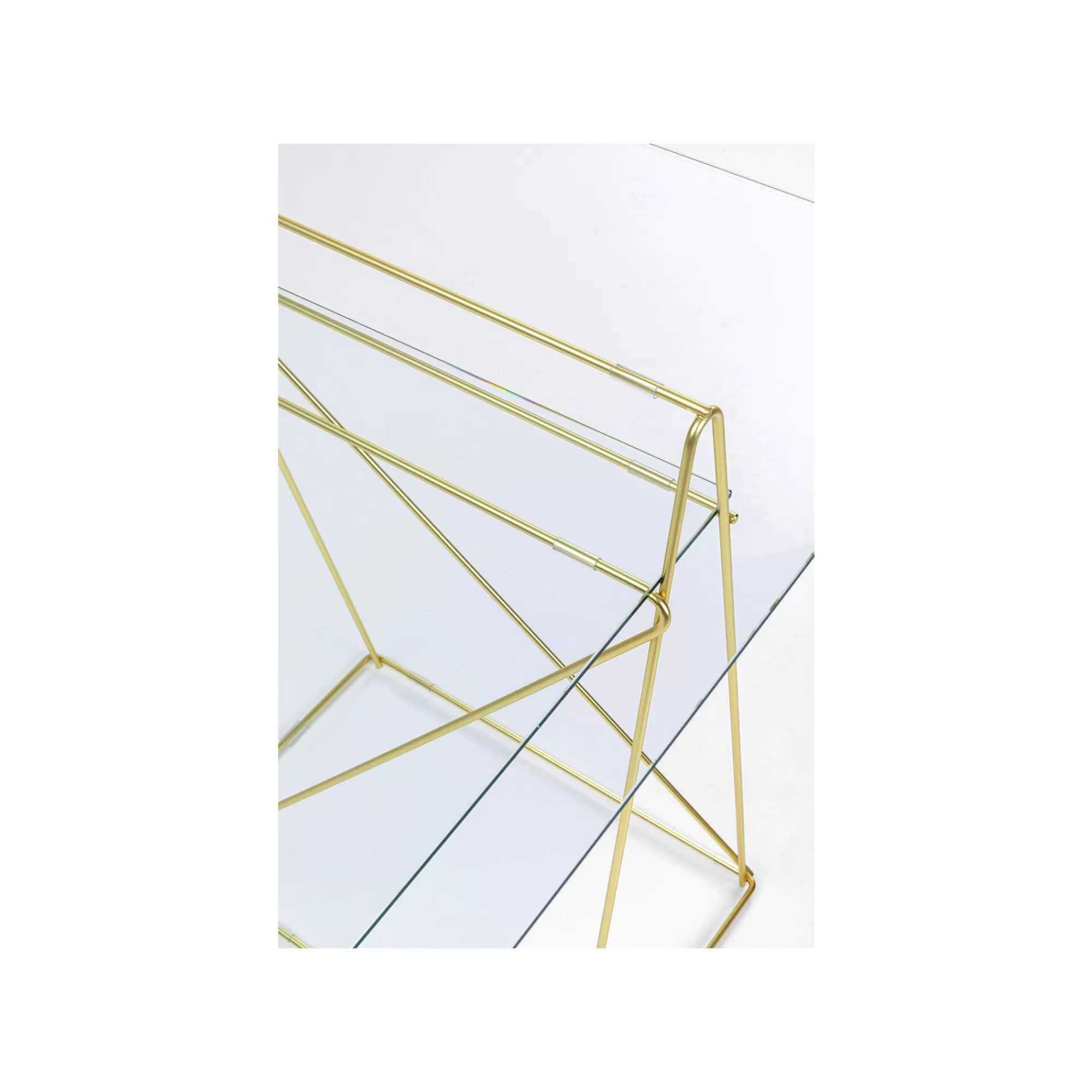 KARE Design Tréteaux De Bureau Polar Dorés Set De 2 ^ Bureau