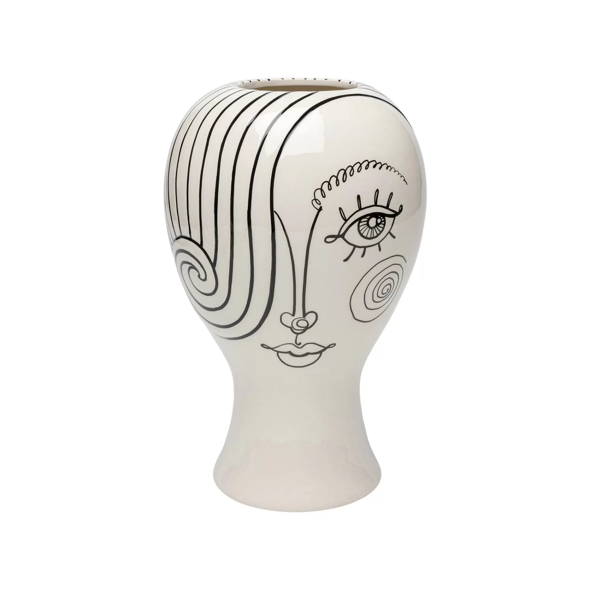 KARE Design Vase Favola Femme Blanc Et Noir ^ Vase