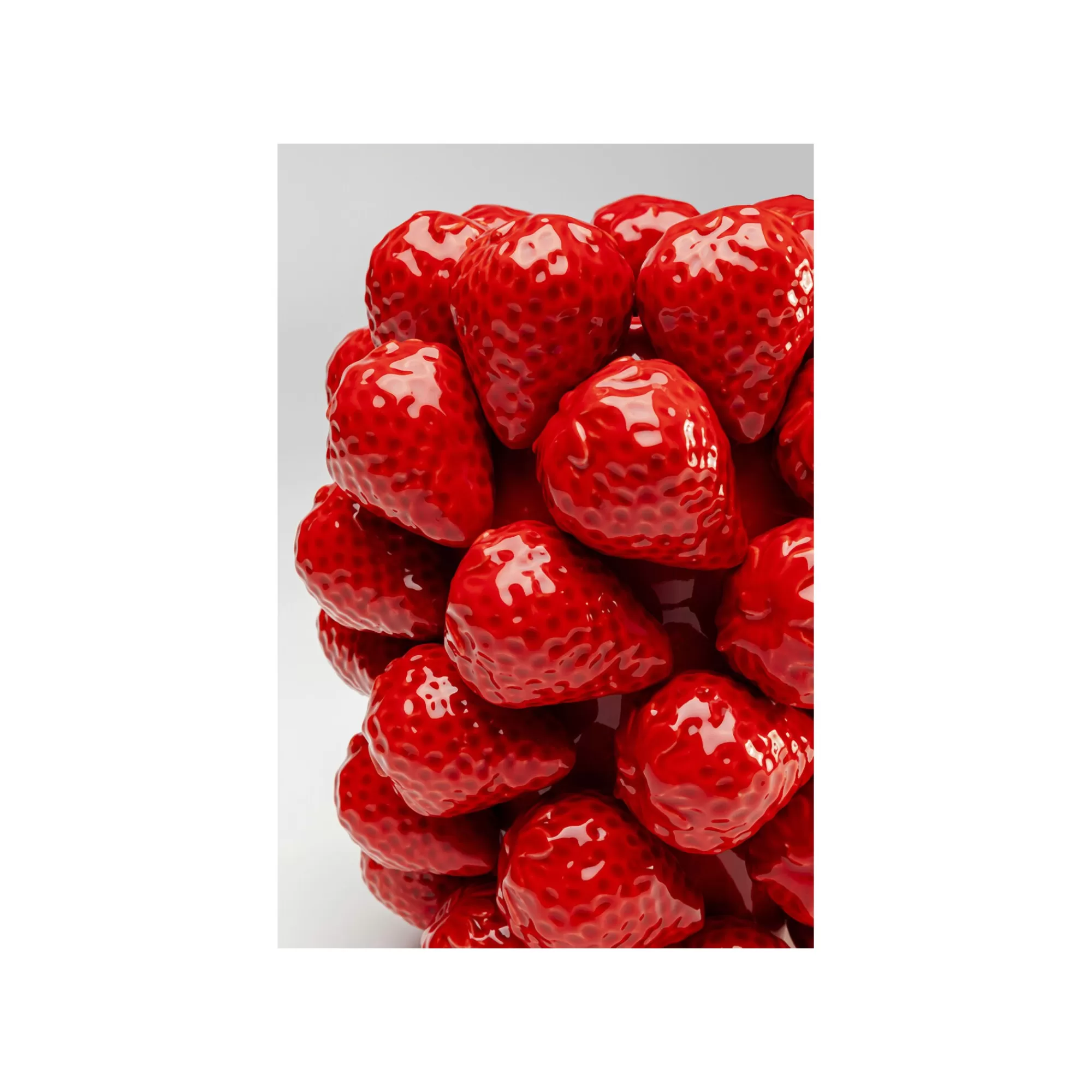 KARE Design Vase Fraises Rouges 24cm ^ Vase