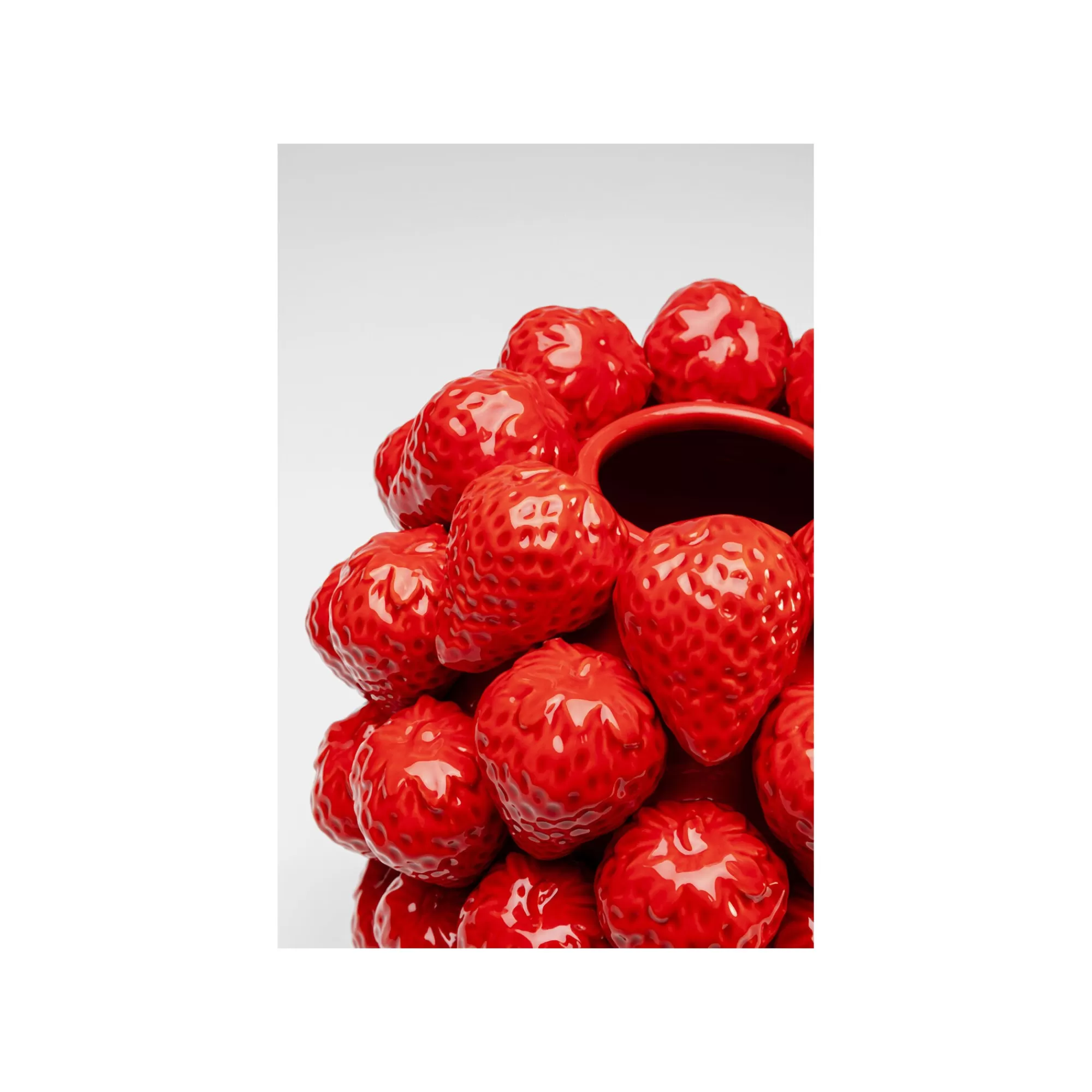KARE Design Vase Fraises Rouges 30cm ^ Vase