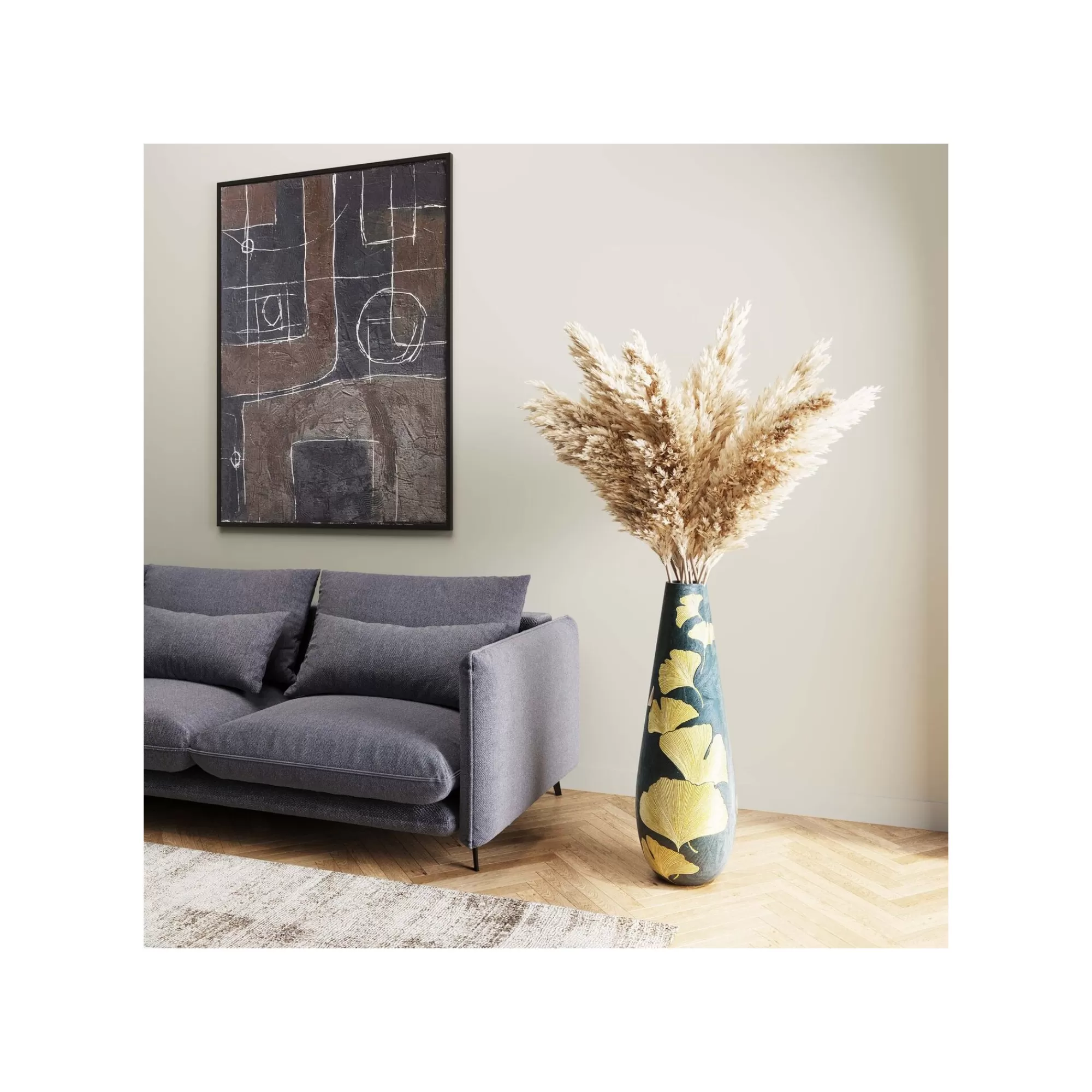 KARE Design Vase Élégance Ginkgo XL 95cm ^ Vase