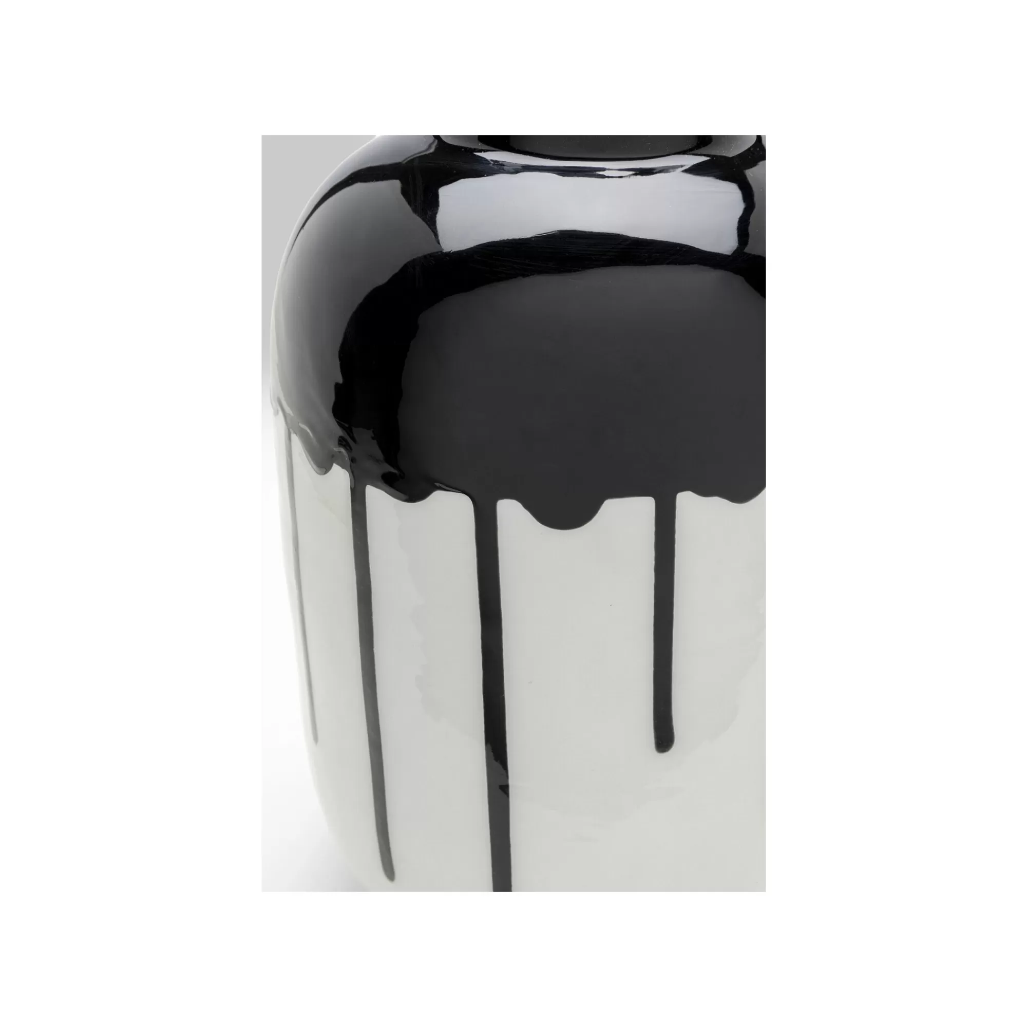 KARE Design Vase Macchie 24cm Noir Et Blanc ^ Vase