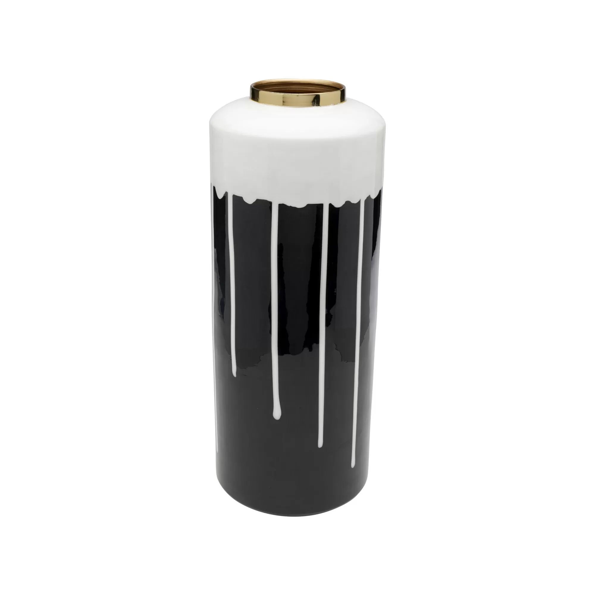 KARE Design Vase Macchie 50cm Noir Et Blanc ^ Vase
