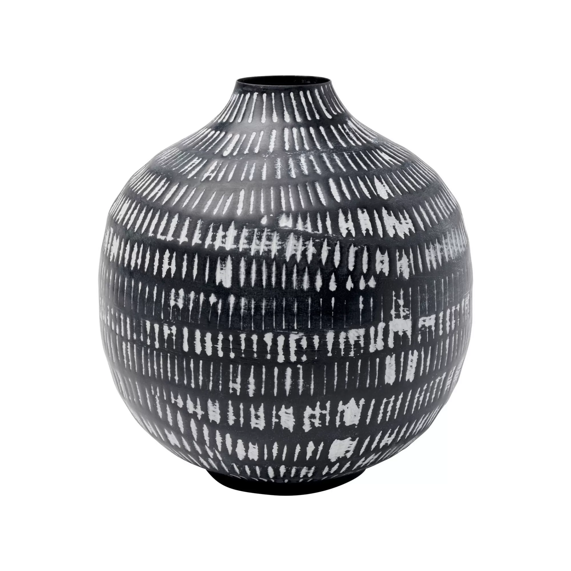 KARE Design Vase Madalin Noir Et Blanc 24cm ^ Vase