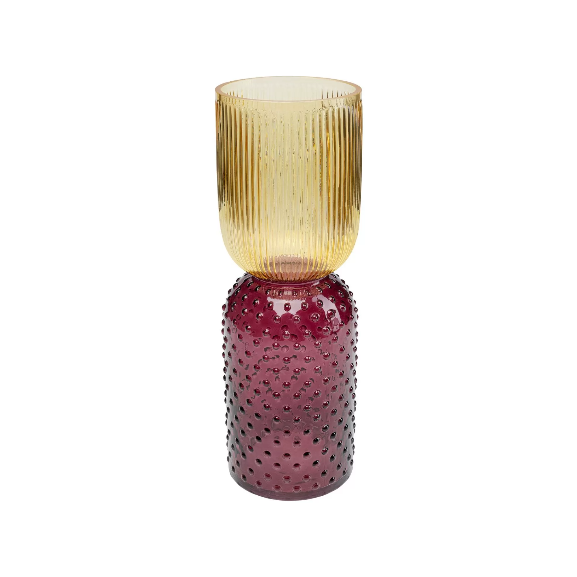KARE Design Vase Marvelous Duo Jaune Violet 38cm ^ Vase