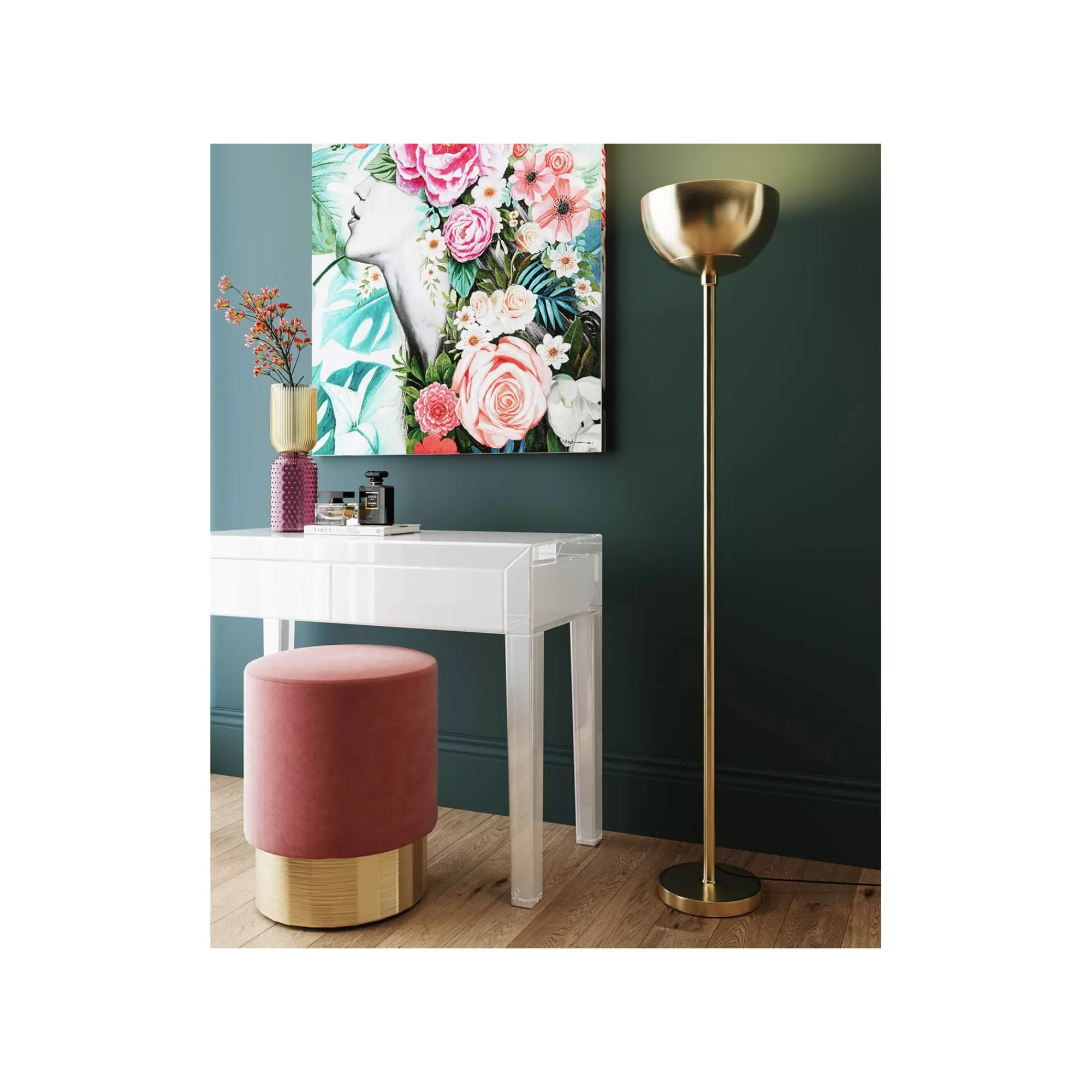 KARE Design Vase Marvelous Duo Jaune Violet 38cm ^ Vase