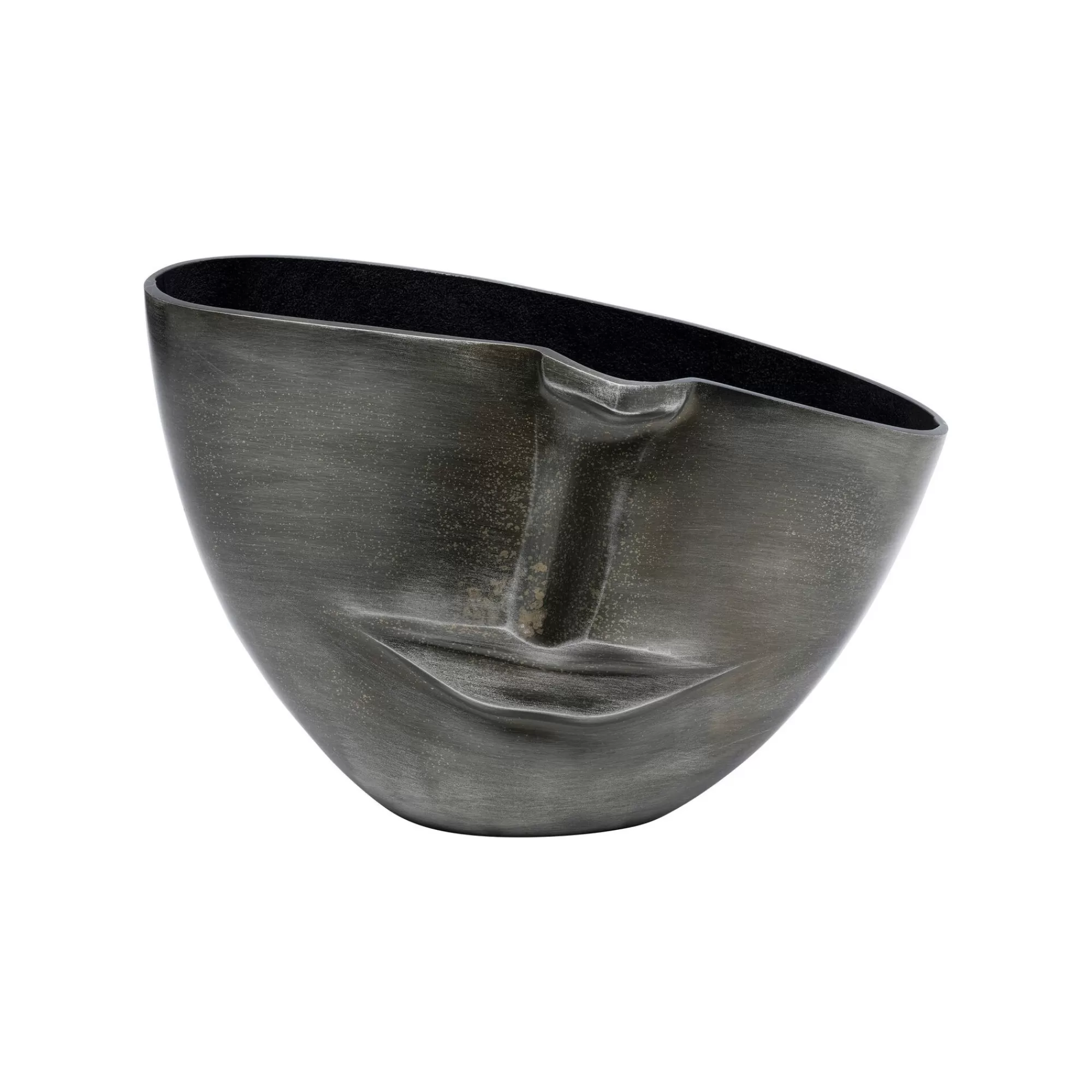 KARE Design Vase Nez Et Bouche Anthracite 31cm ^ Vase