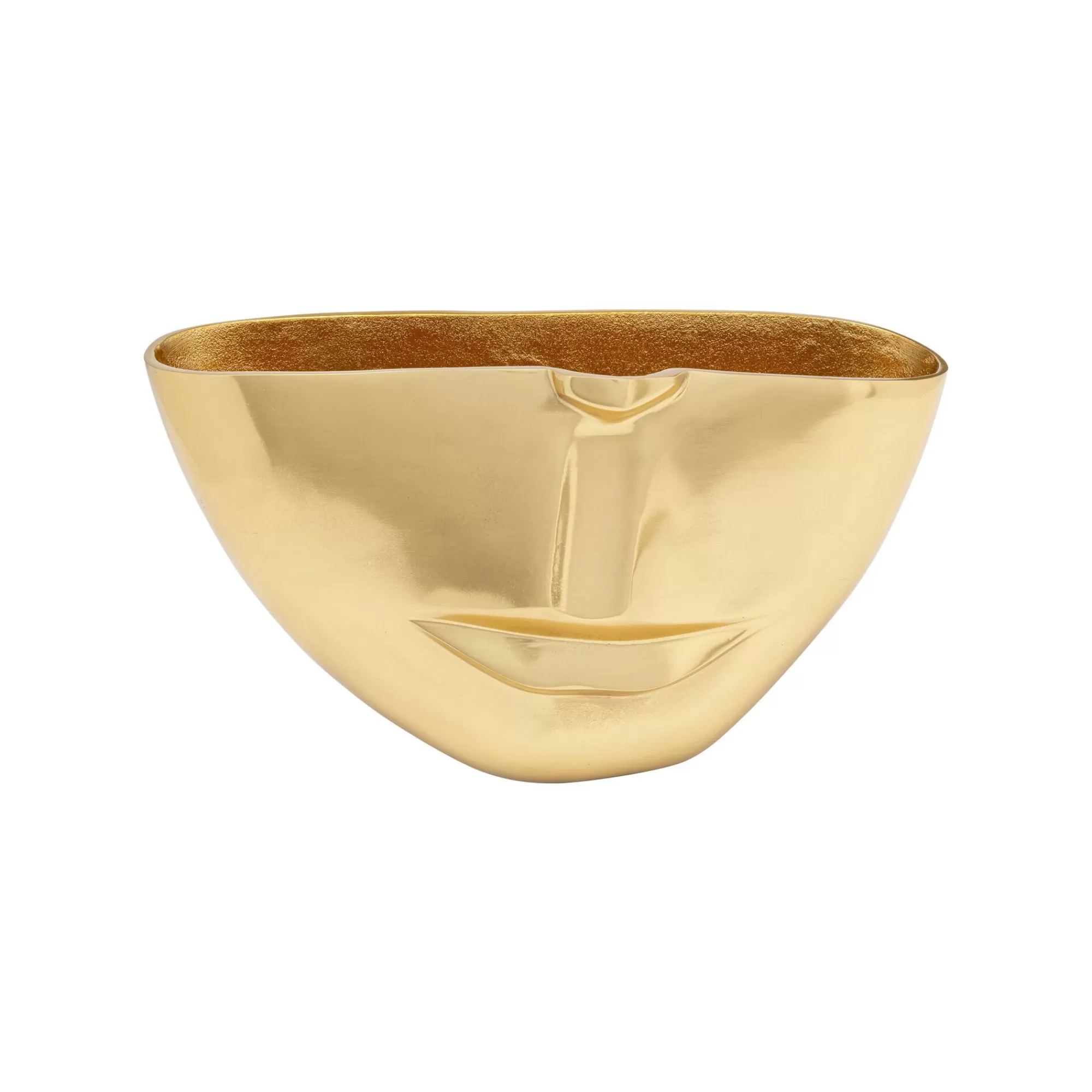 KARE Design Vase Nez Et Bouche Doré 38cm ^ Vase