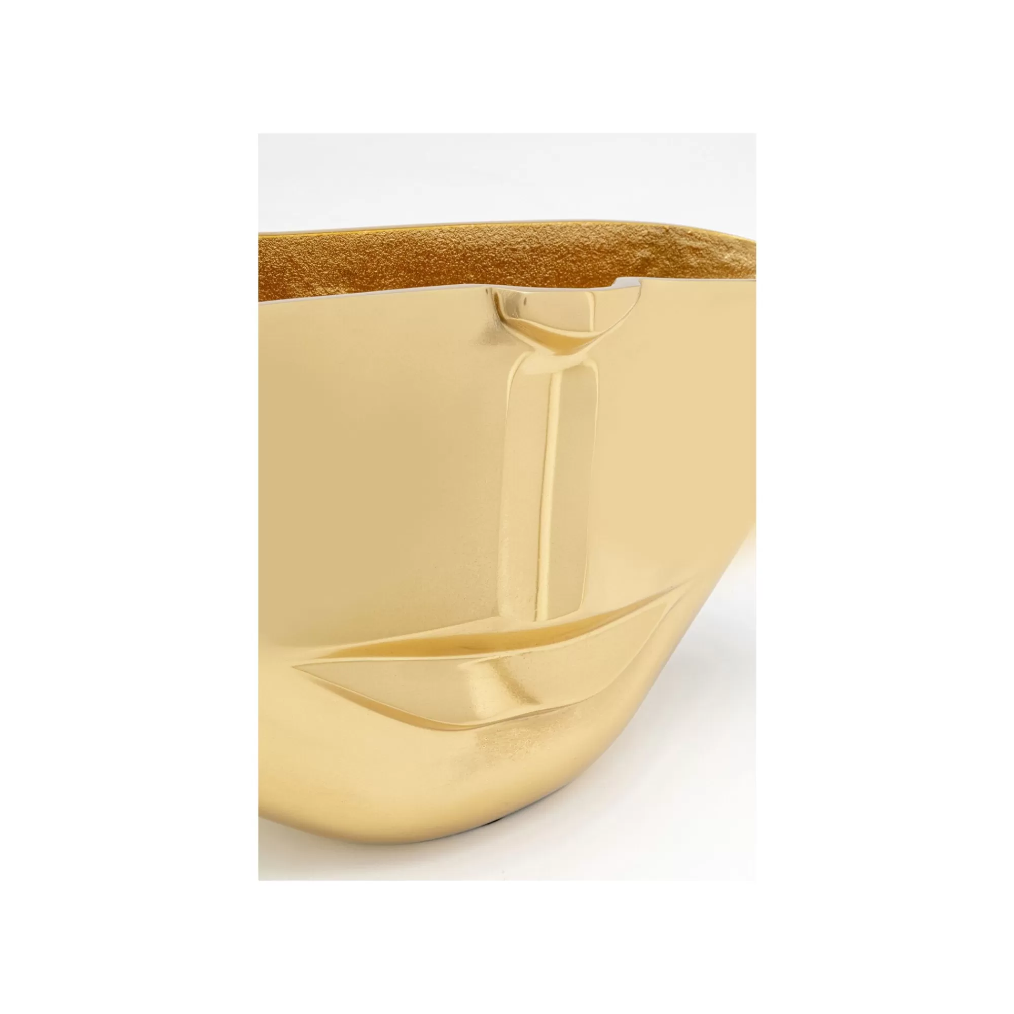 KARE Design Vase Nez Et Bouche Doré 38cm ^ Vase