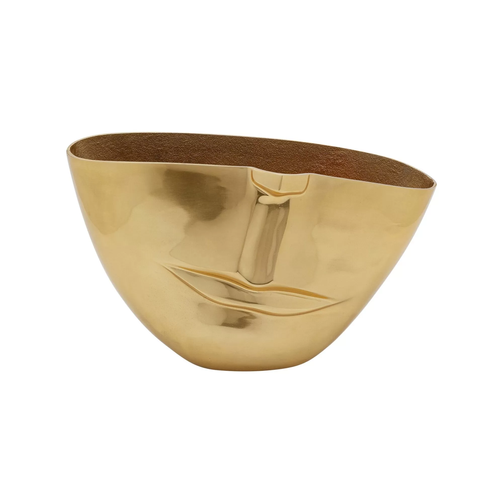 KARE Design Vase Nez Et Bouche Doré 46cm ^ Vase