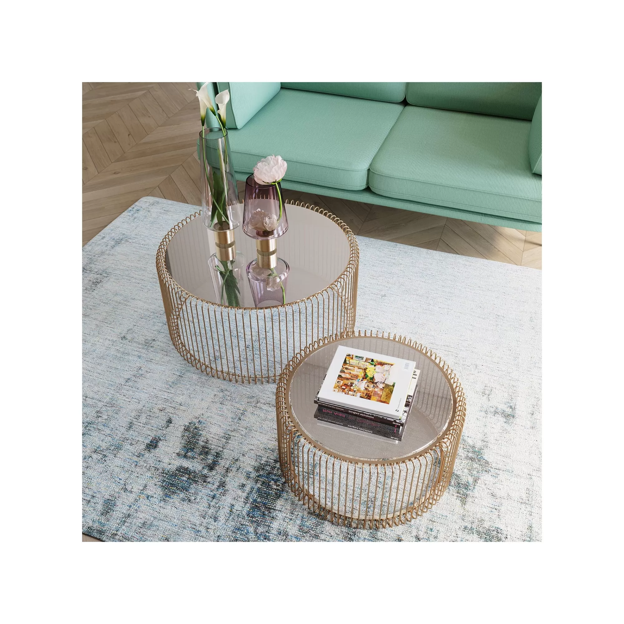 KARE Design Vase Noble Ring Gris 40cm ^ Vase