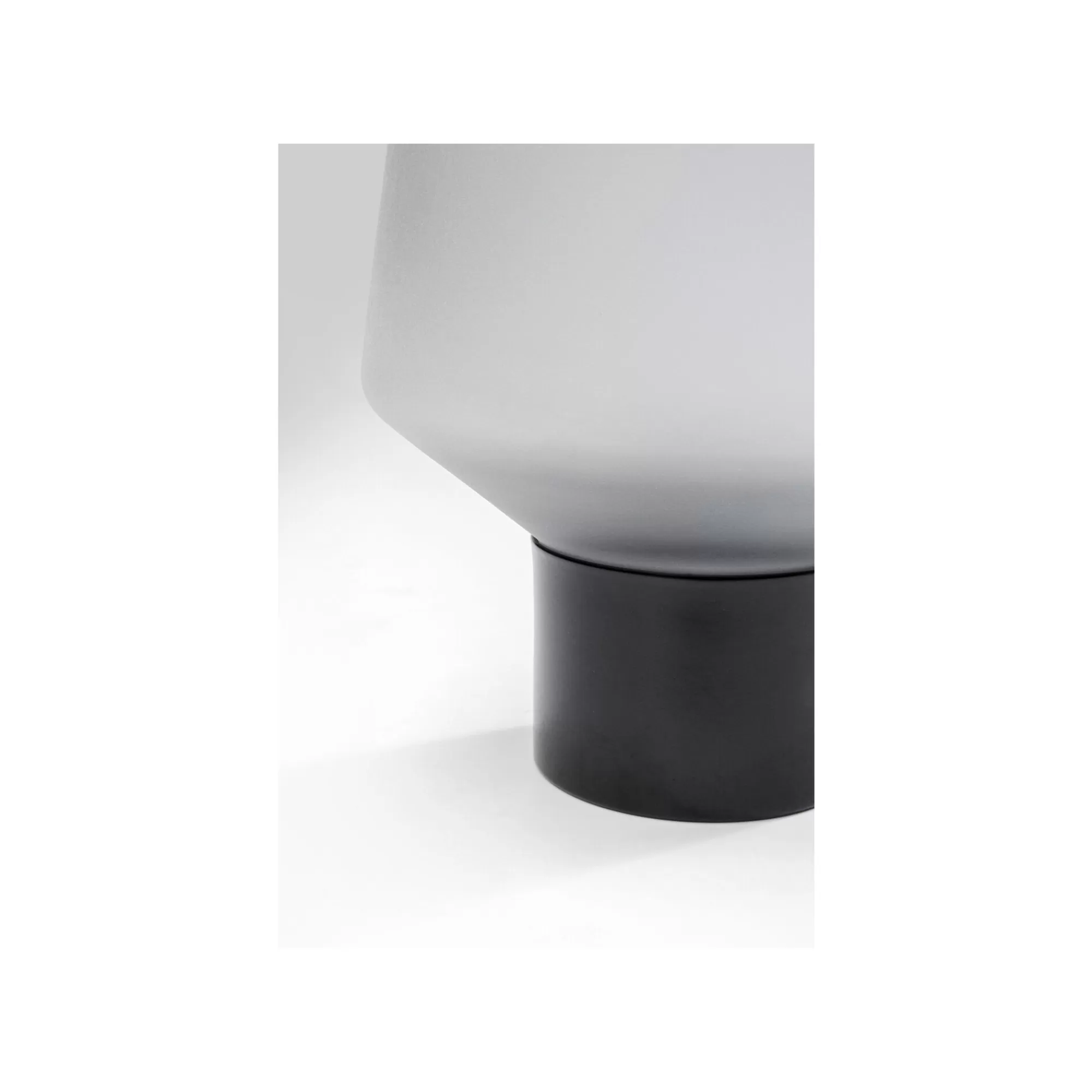 KARE Design Vase Noble Ring Gris Mat 26cm ^ Vase