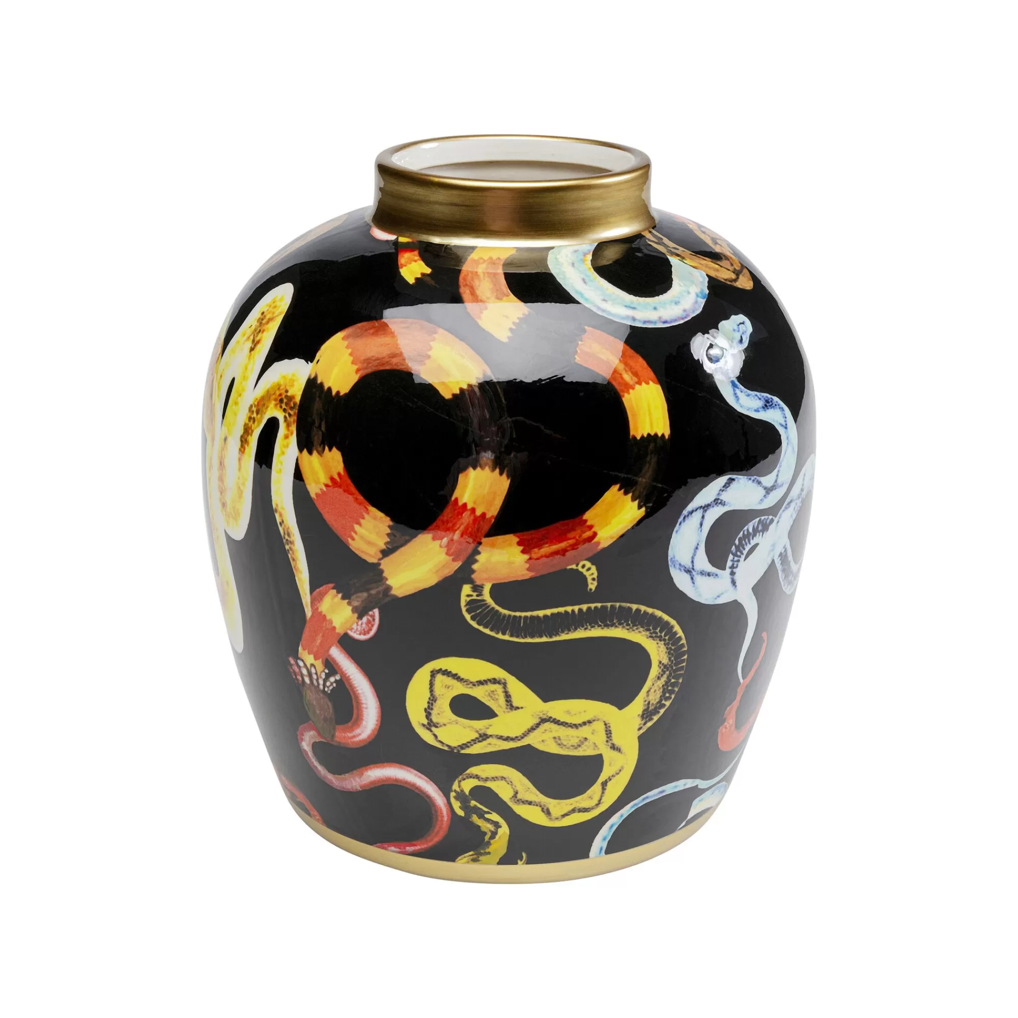 KARE Design Vase Noir Serpents 22cm ^ Vase